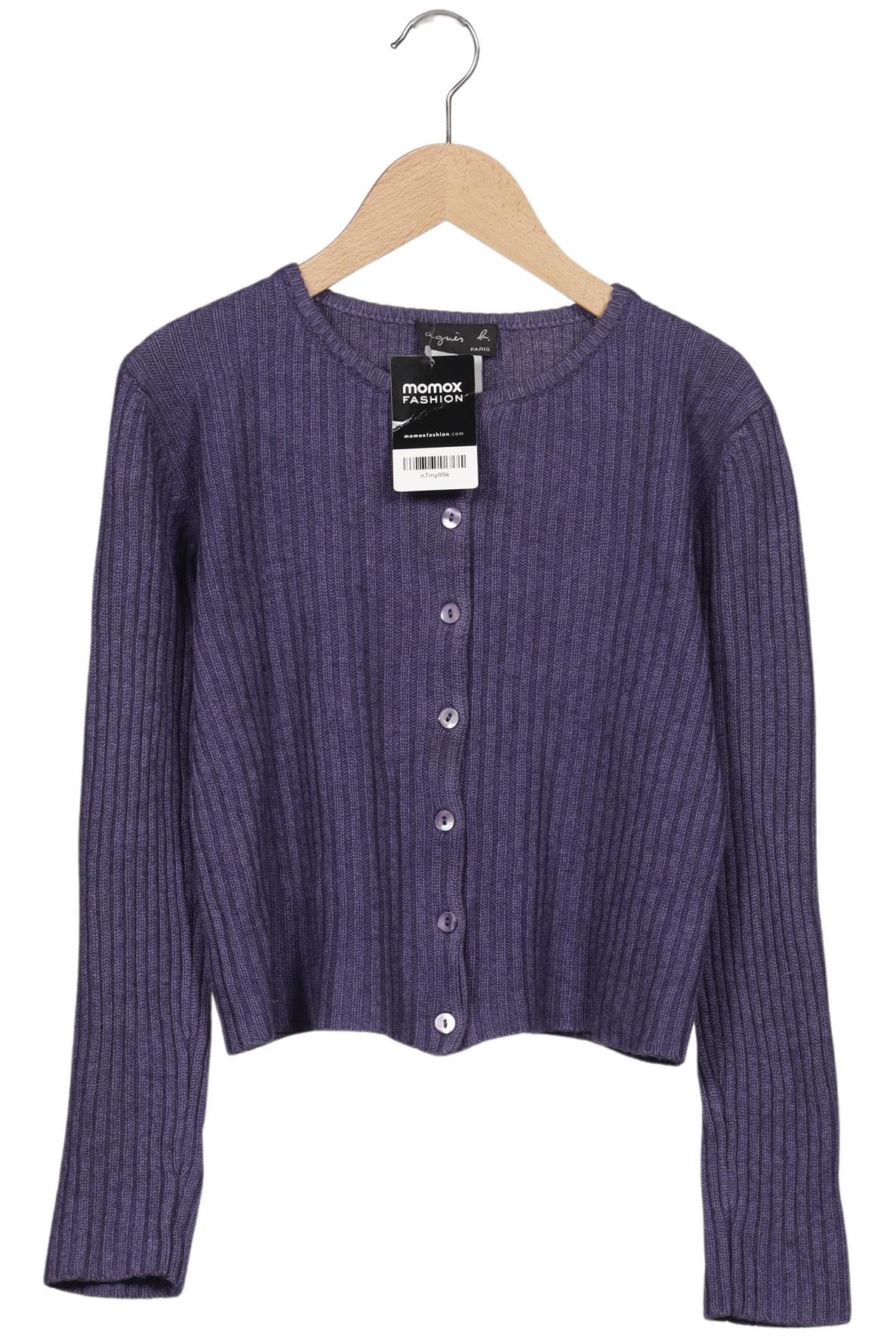 

agnes b Damen Strickjacke, flieder, Gr. 36