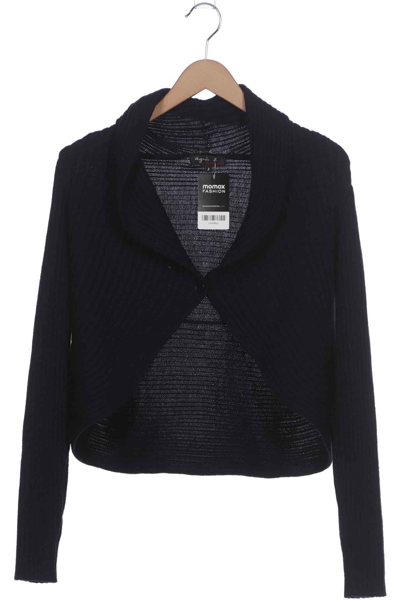 

agnes b Damen Strickjacke, marineblau, Gr. 42