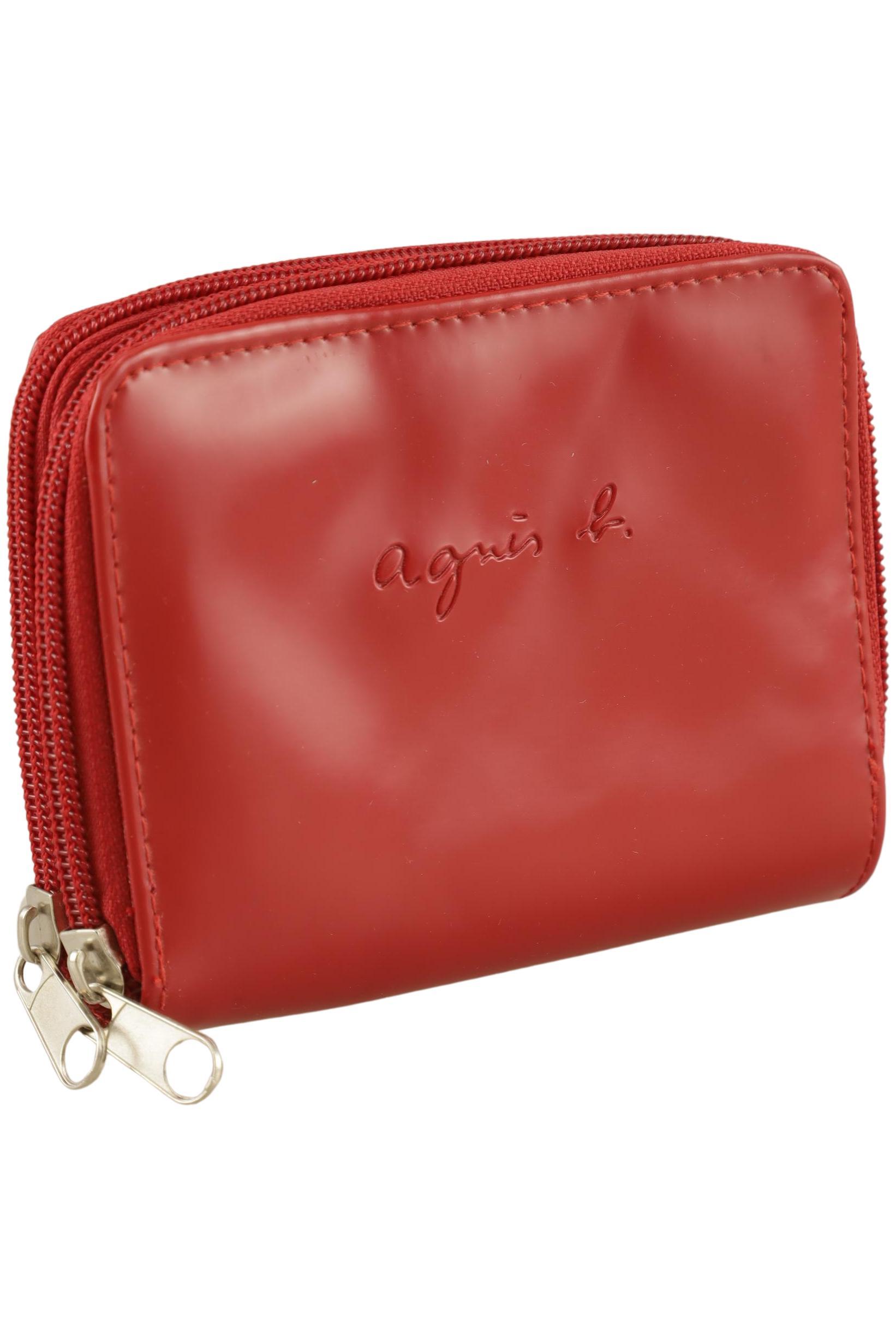 

agnes b Damen Portemonnaie, rot, Gr.