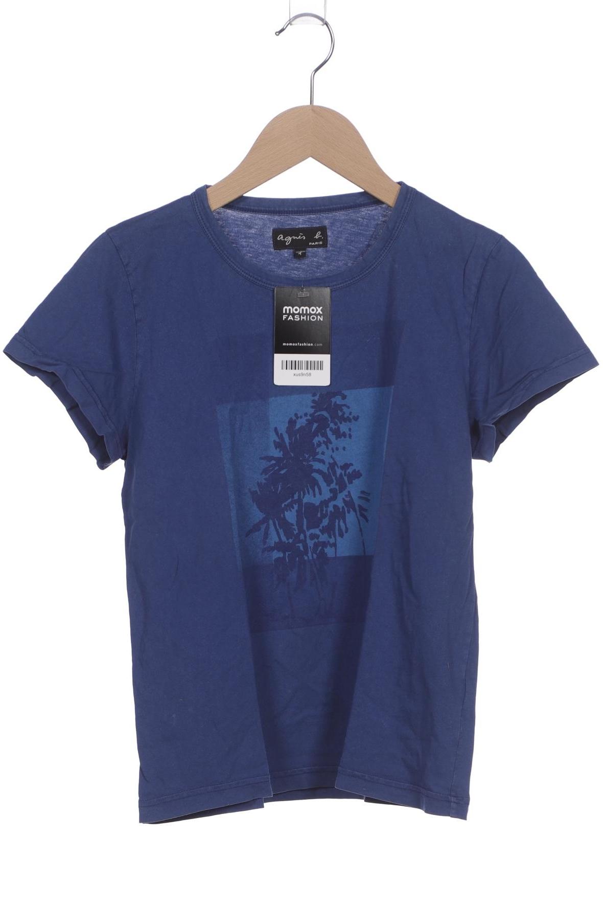 

agnes b Damen T-Shirt, blau, Gr. 36