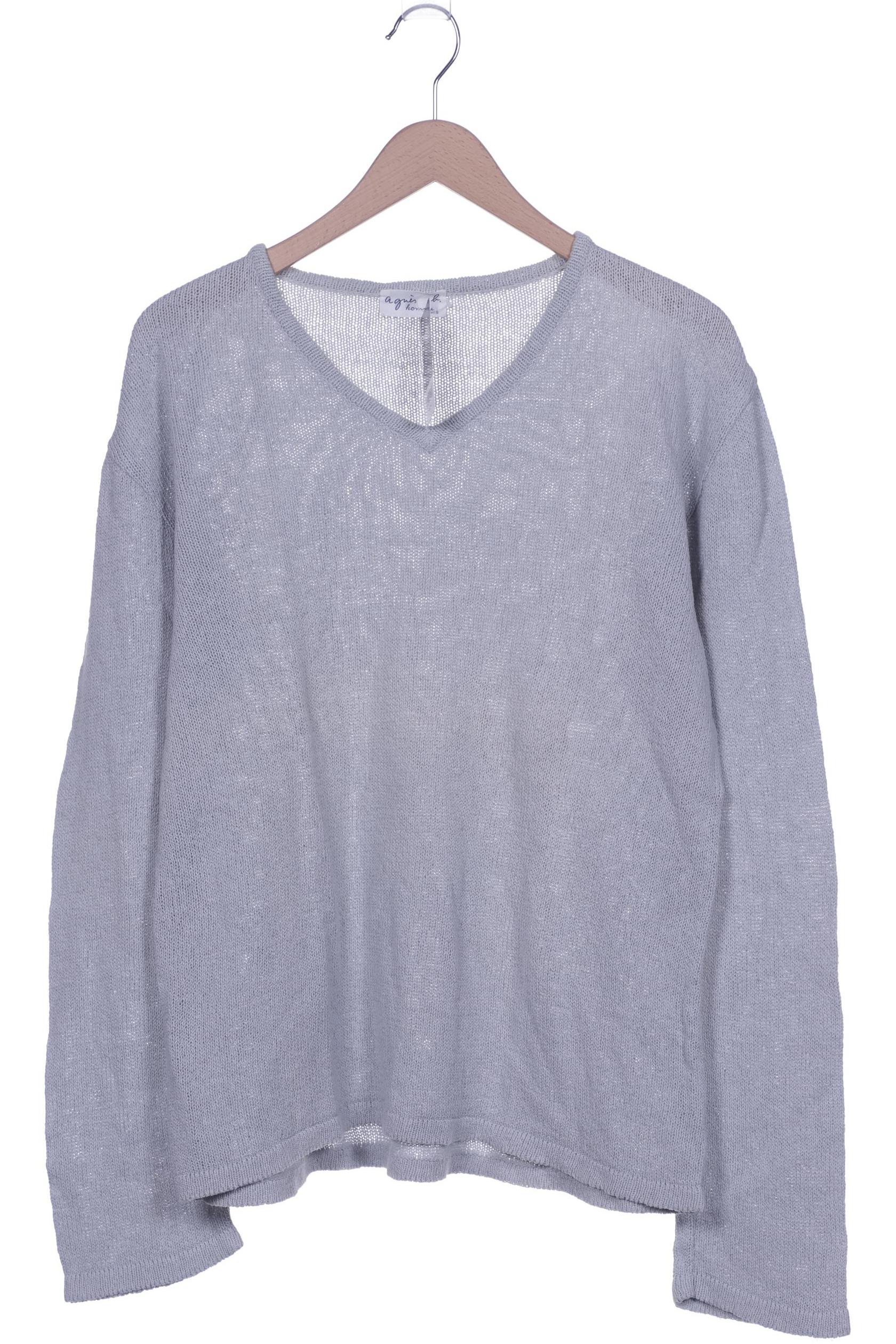 

agnes b Herren Pullover, grau, Gr. 58