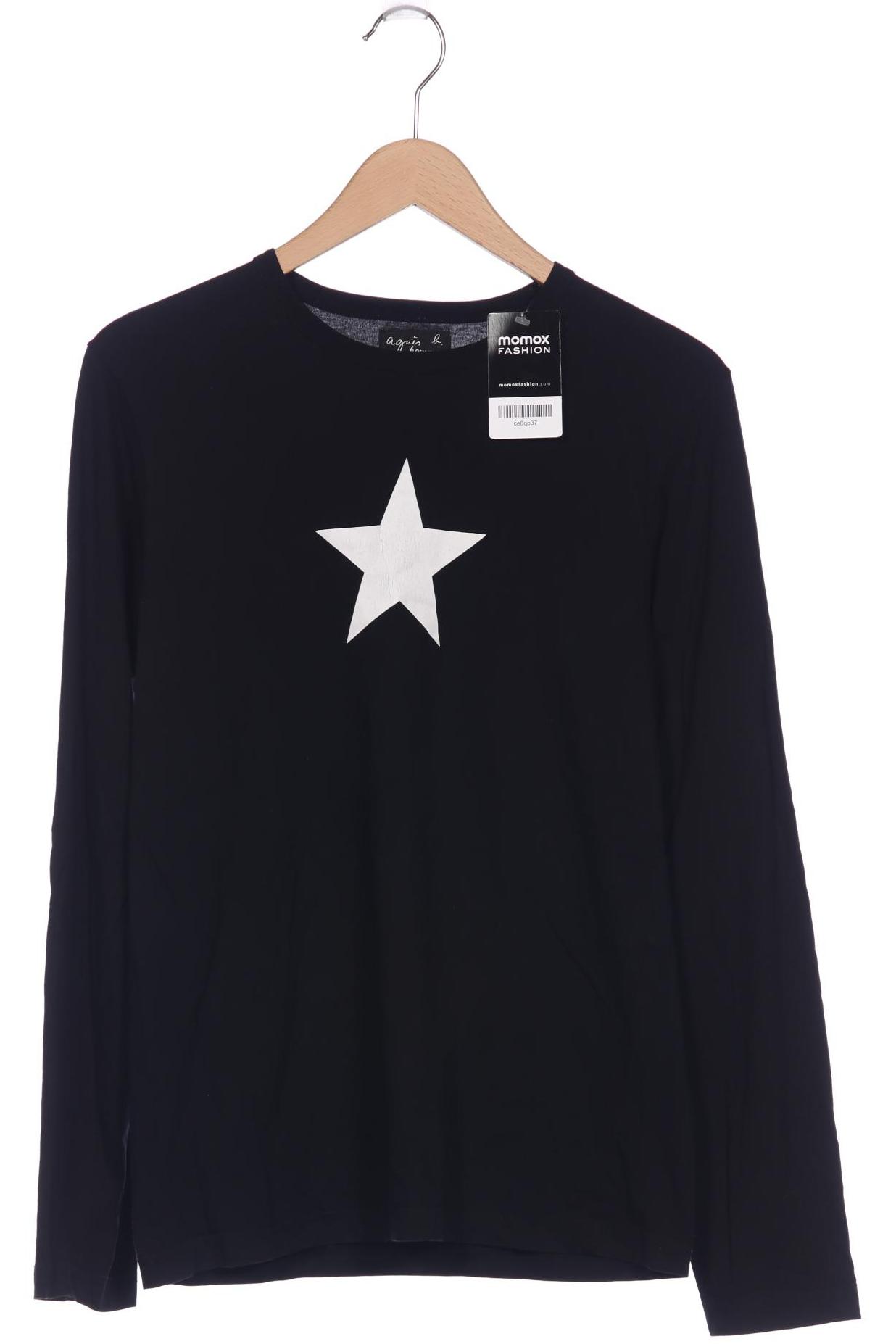

agnes b Herren Langarmshirt, schwarz, Gr. 46