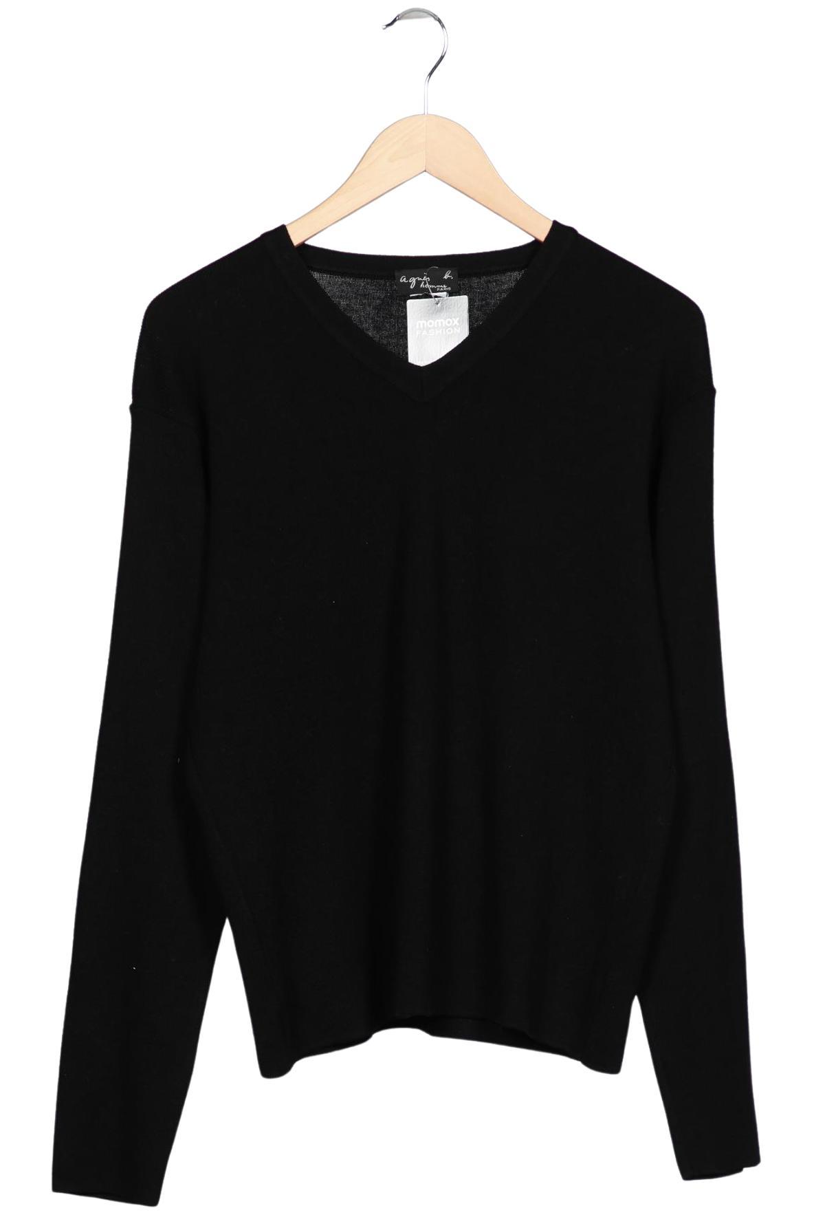 

agnes b Herren Pullover, schwarz, Gr. 48