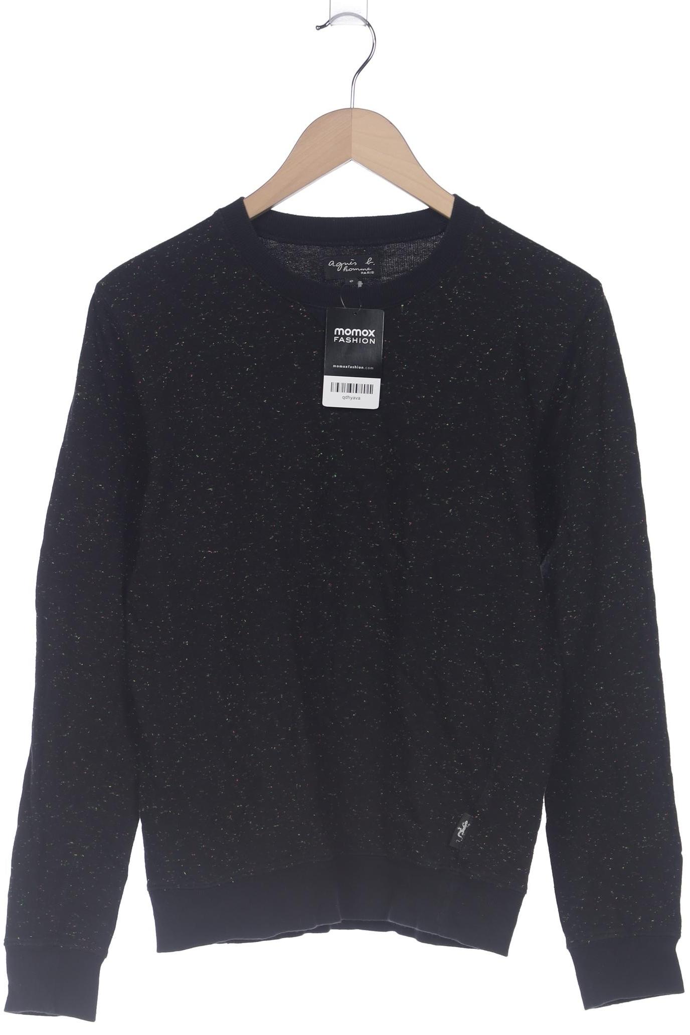 

agnes b Herren Sweatshirt, schwarz, Gr. 48