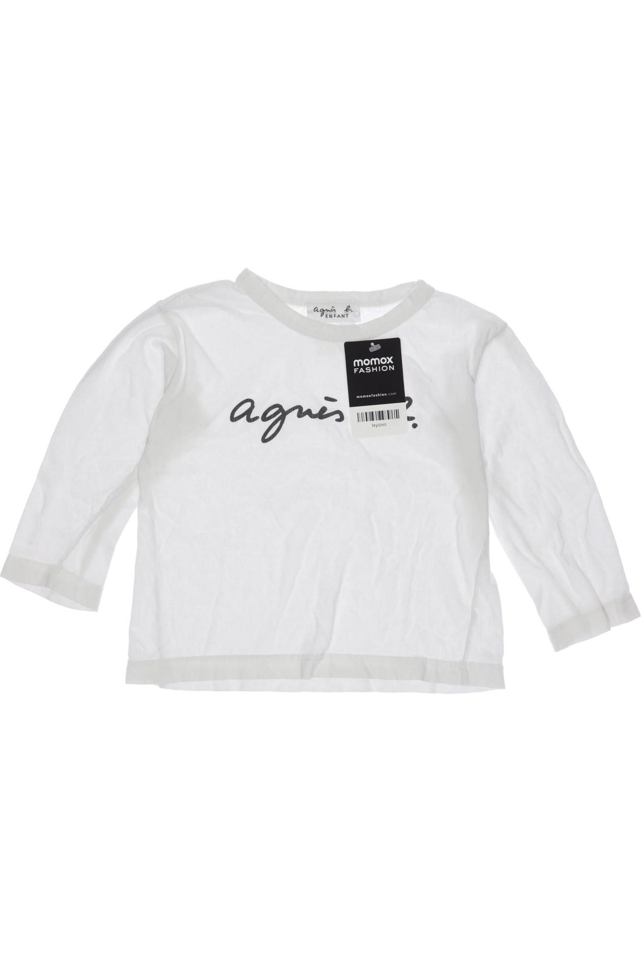 

agnes b Damen Langarmshirt, weiß, Gr. 116