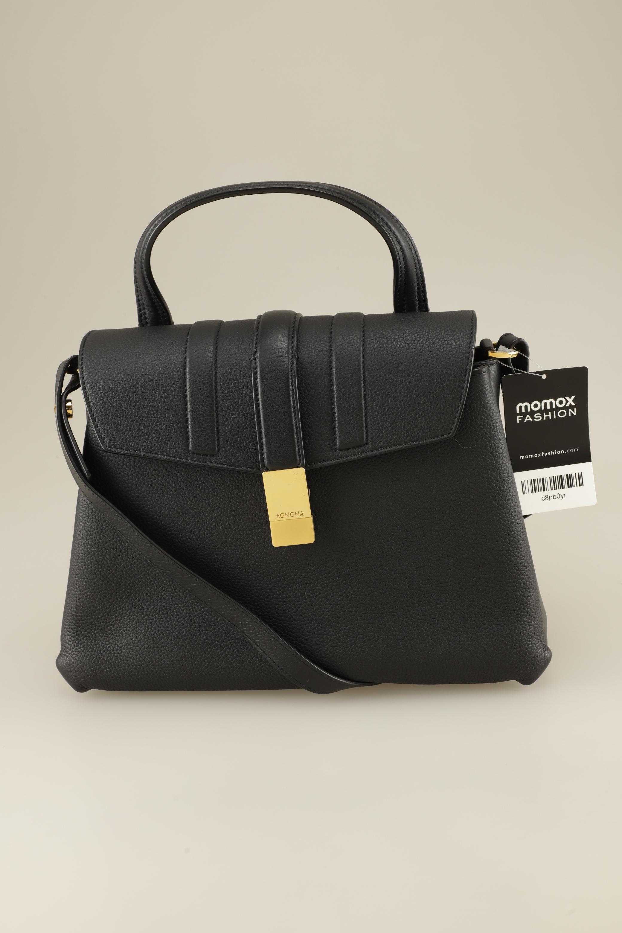 

Agnona Damen Handtasche, schwarz, Gr.