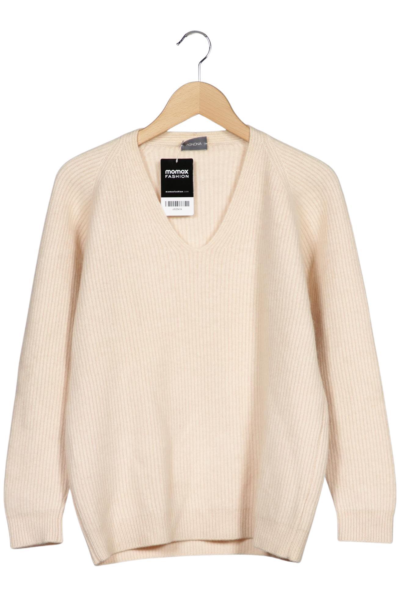 

Agnona Damen Pullover, cremeweiß, Gr. 44