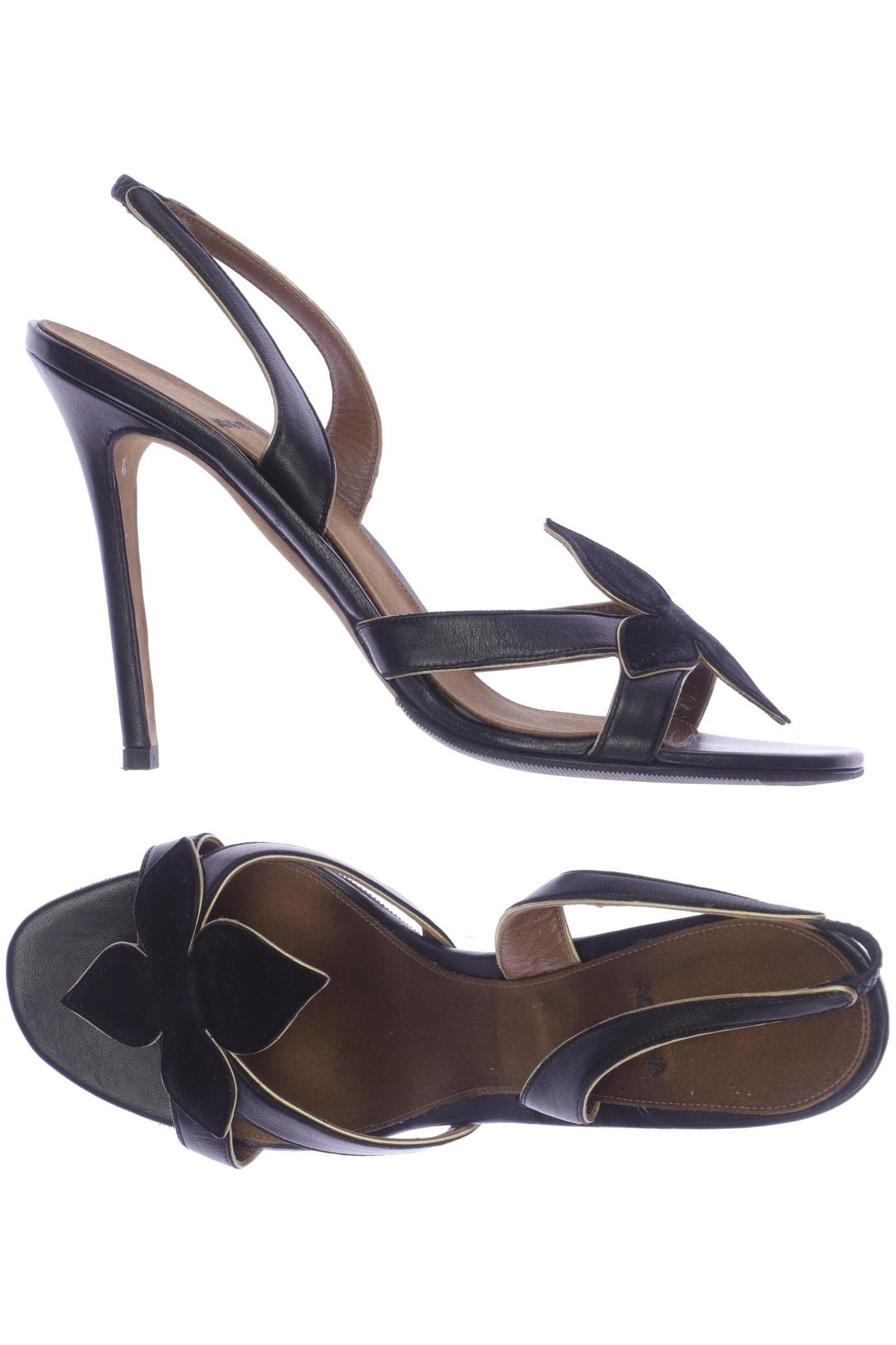 

Agnona Damen Sandale, schwarz, Gr. 41