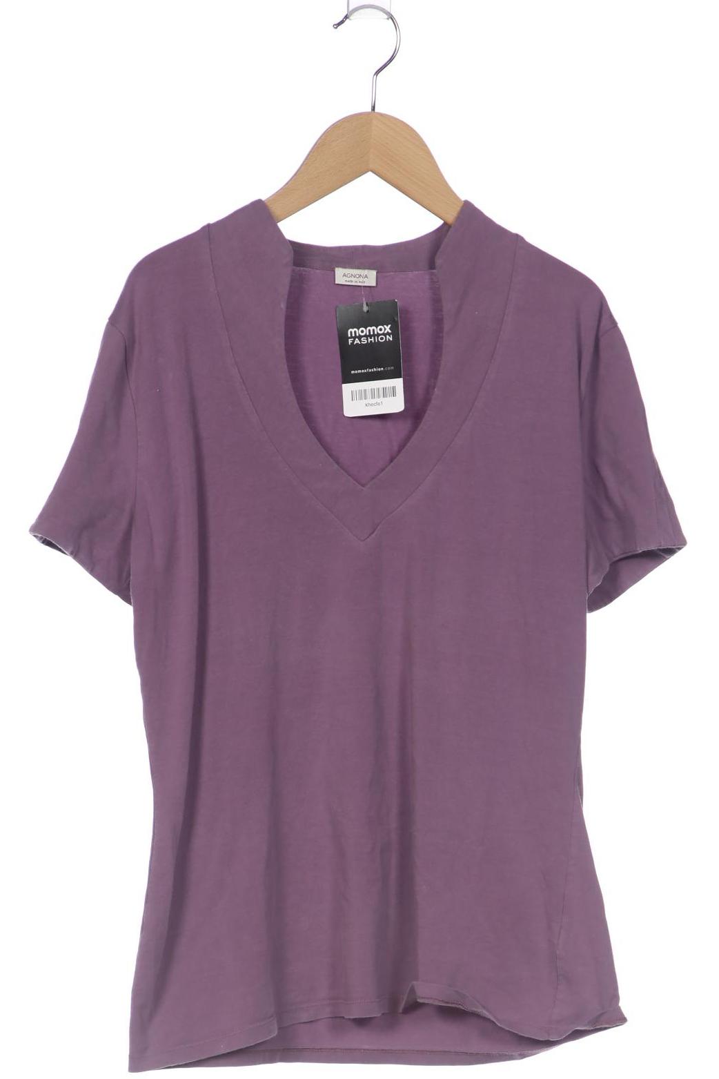 

Agnona Damen T-Shirt, flieder, Gr. 50