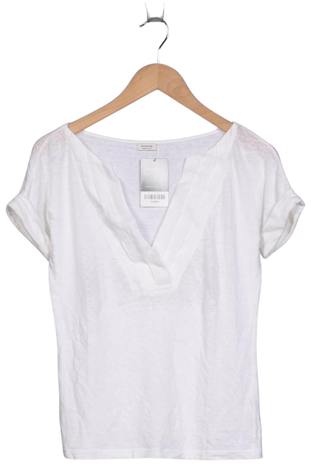 

Agnona Damen T-Shirt, weiß, Gr. 42