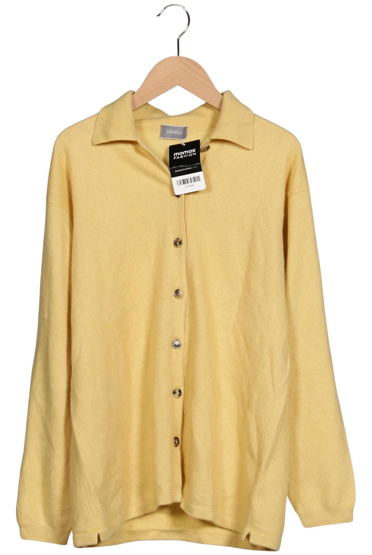 Thumbnail - Agnona Herren Strickjacke, gelb, Gr. 44