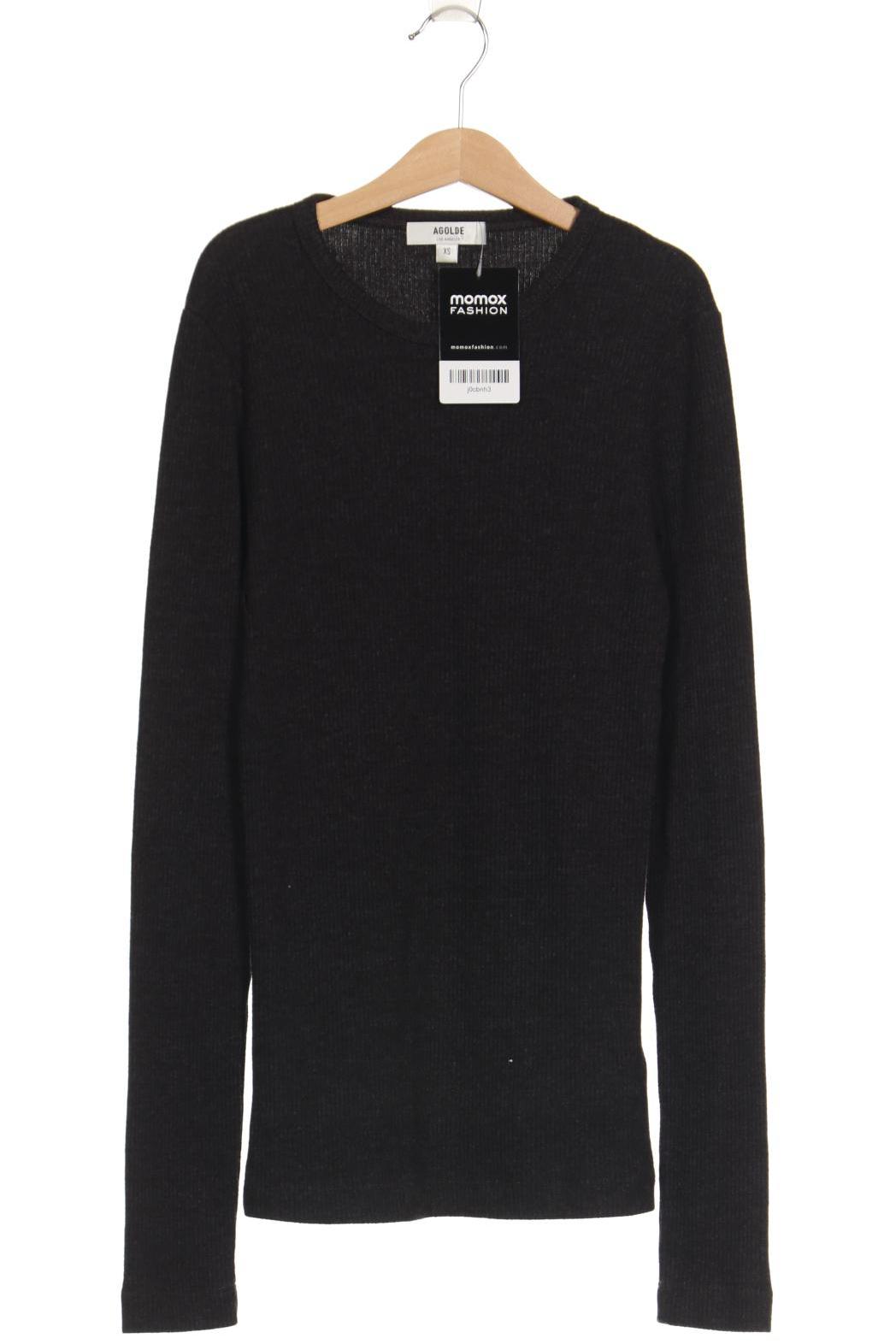 

Agolde Damen Langarmshirt, schwarz, Gr. 34