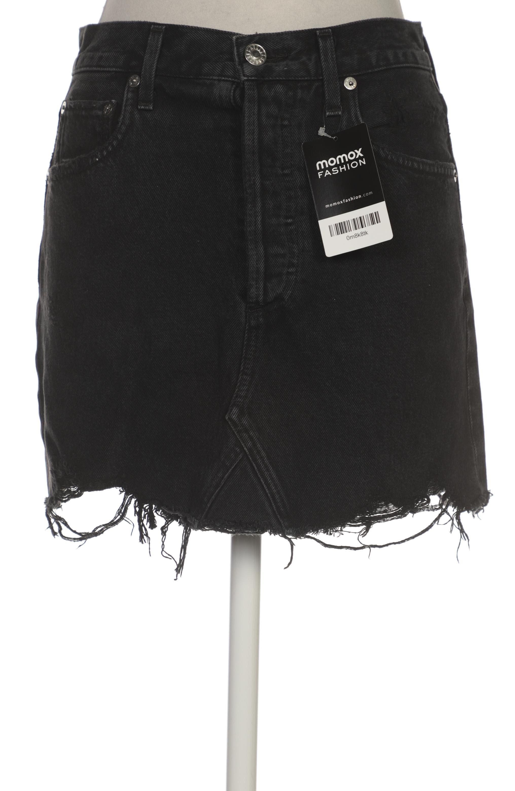 

Agolde Damen Rock, schwarz, Gr. 24