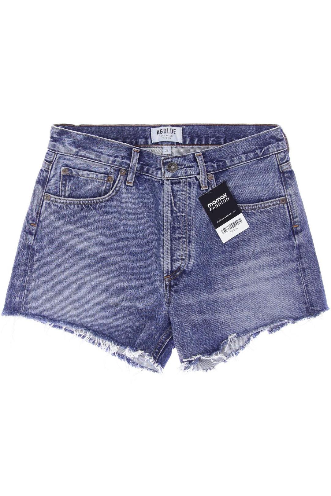 

Agolde Damen Shorts, blau, Gr. 26