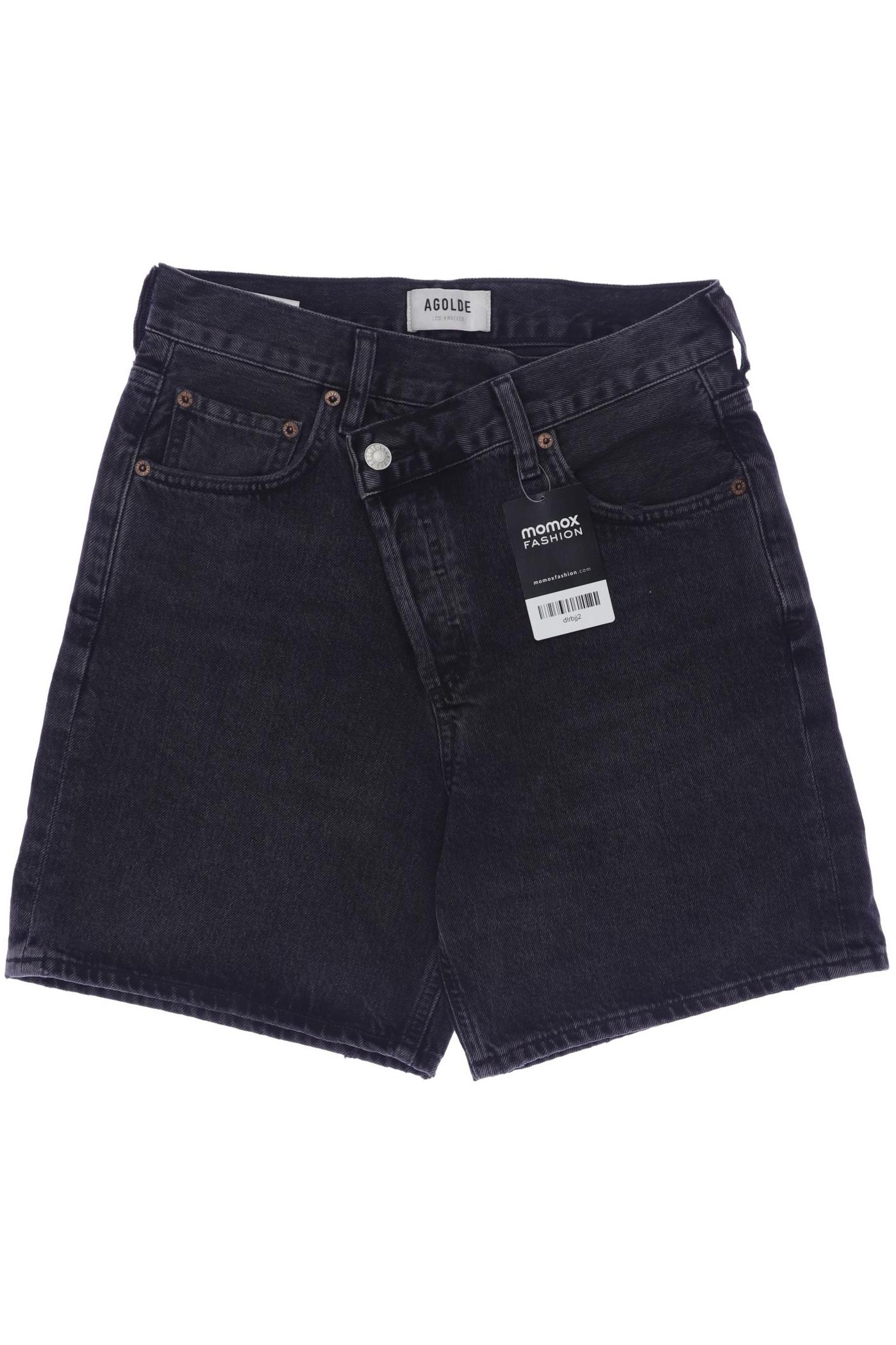 

Agolde Damen Shorts, schwarz, Gr. 24