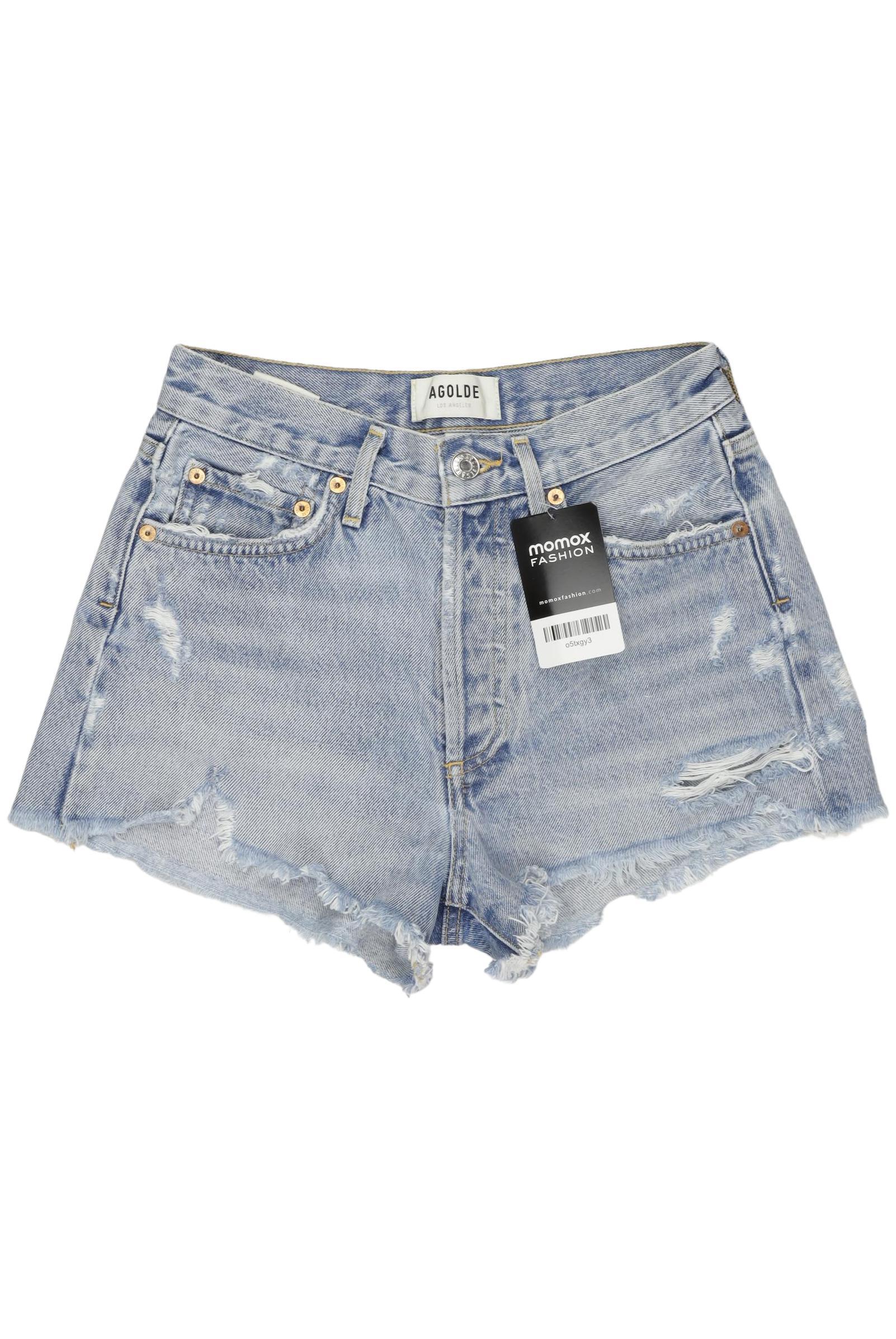 

Agolde Damen Shorts, blau, Gr. 24
