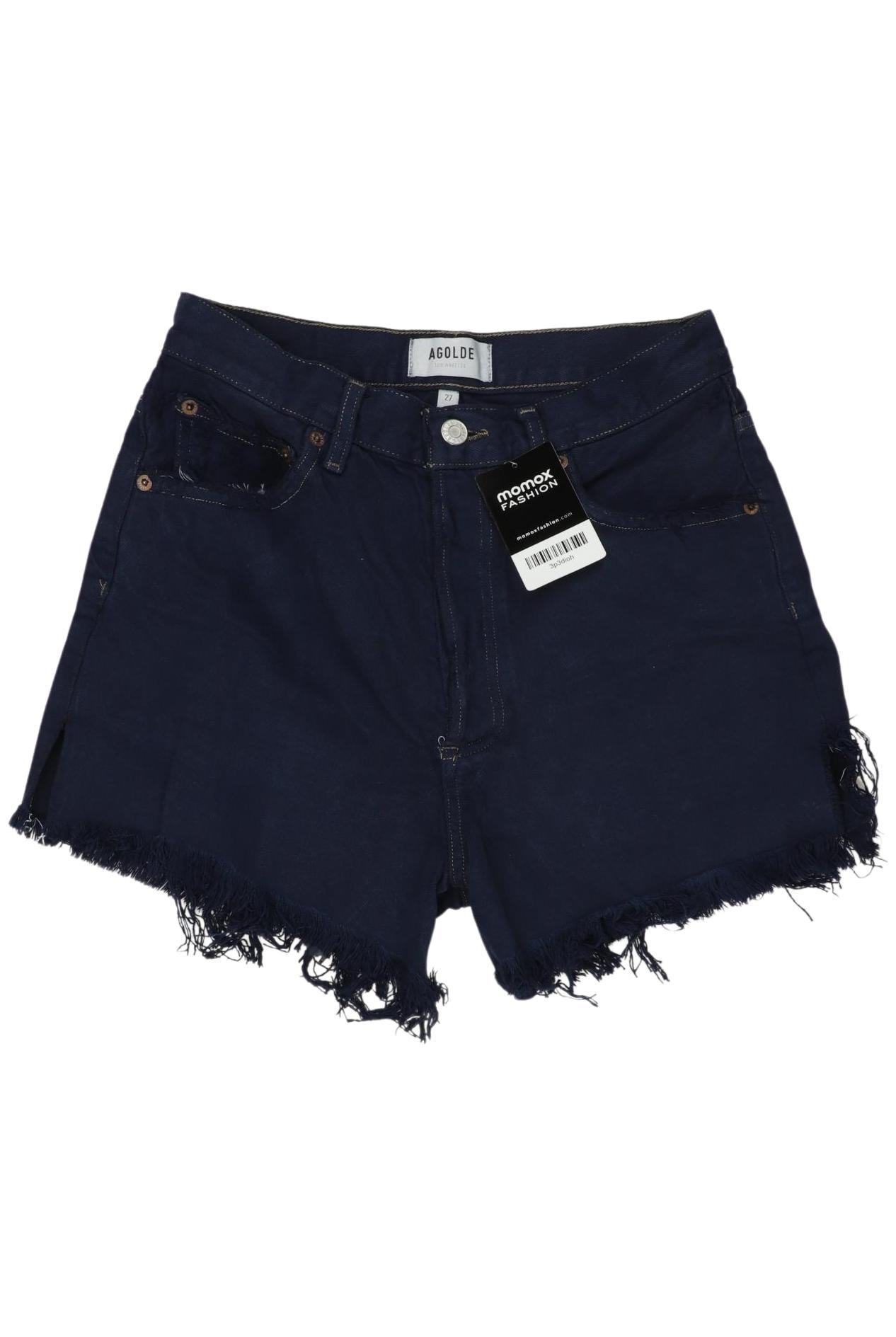 

Agolde Damen Shorts, marineblau, Gr. 27