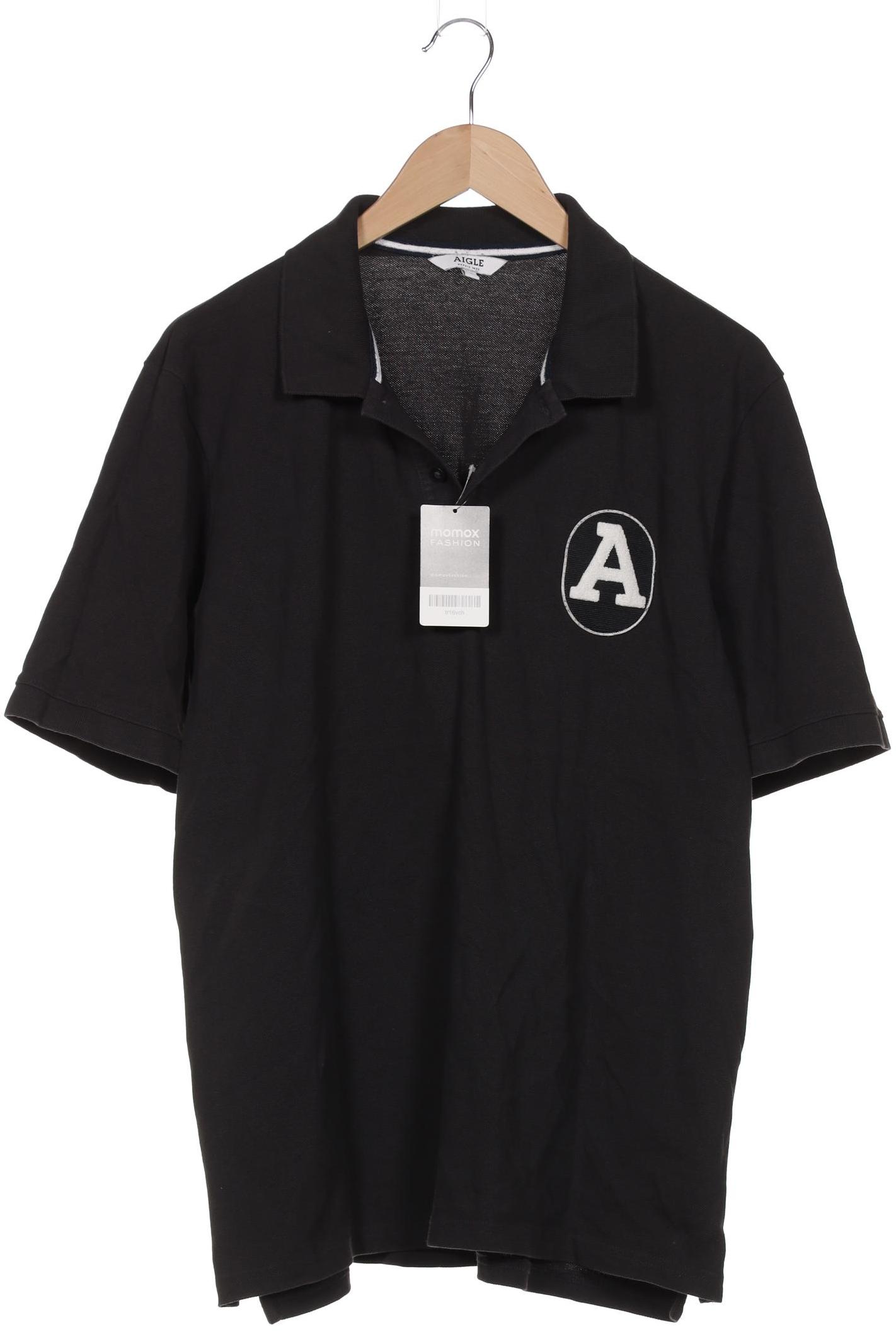 Thumbnail - Aigle Herren Poloshirt, schwarz, Gr. 52