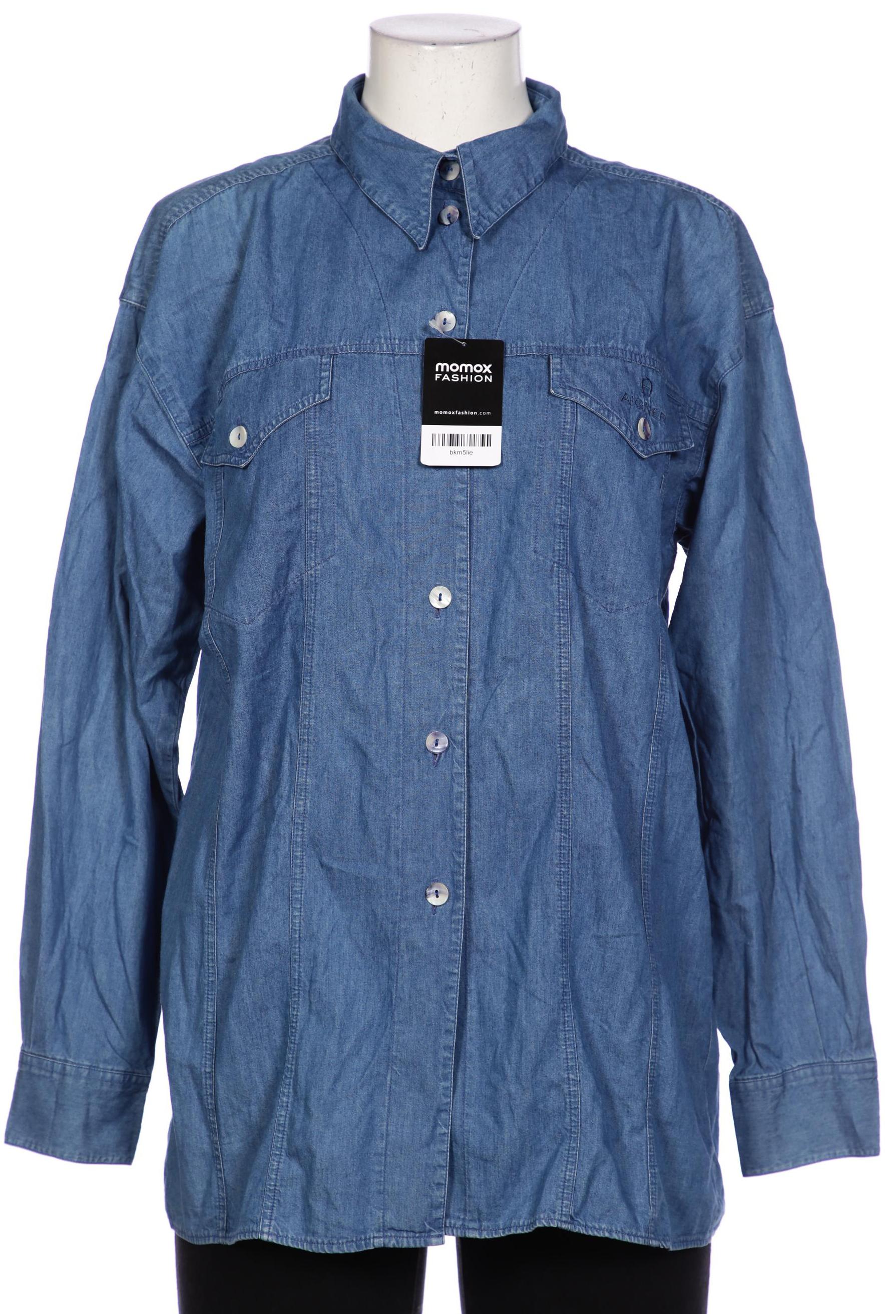 

Aigner Damen Bluse, blau, Gr. 40