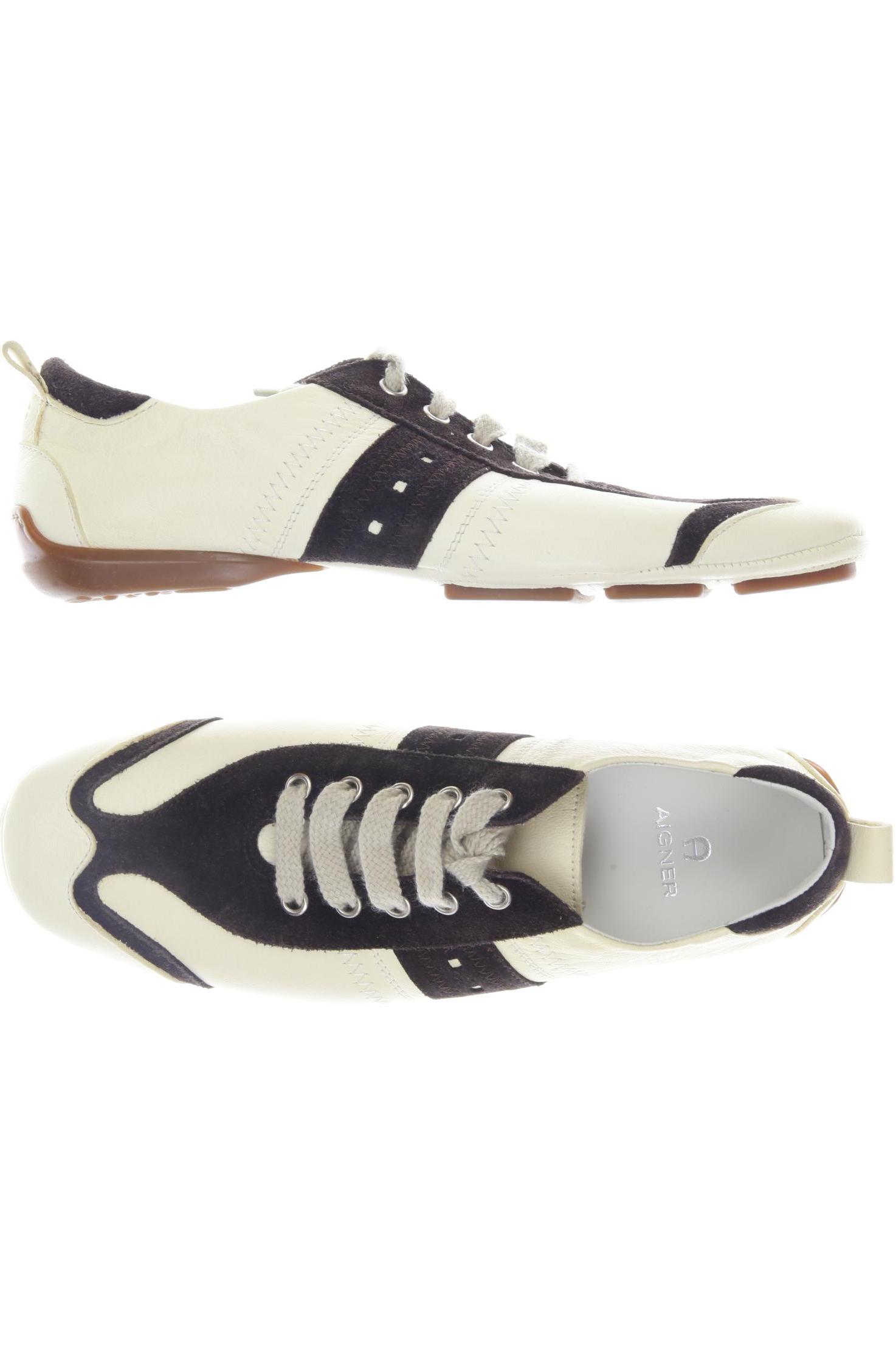 

Aigner Damen Halbschuh, cremeweiß, Gr. 38.5
