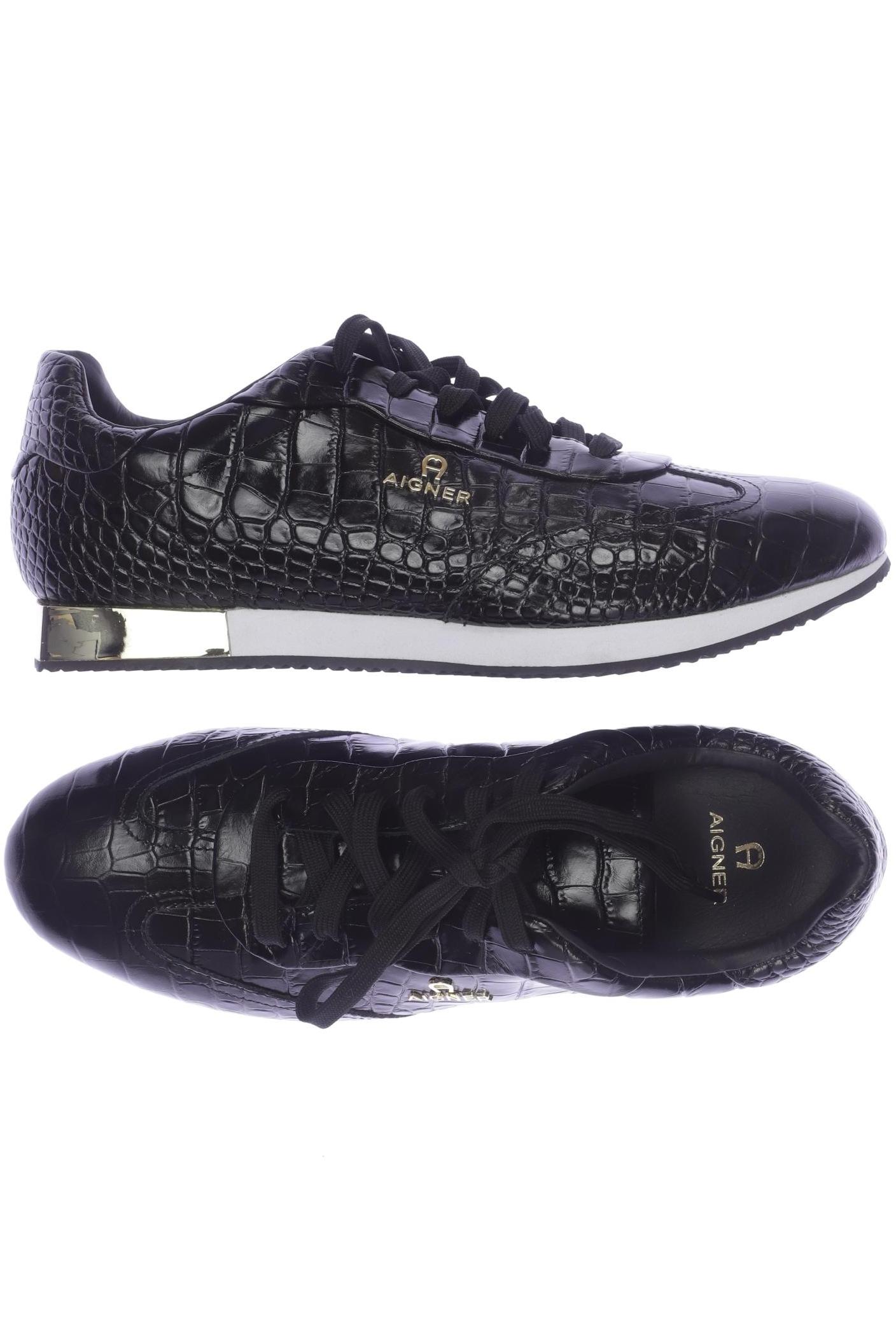 

Aigner Damen Halbschuh, schwarz, Gr. 39