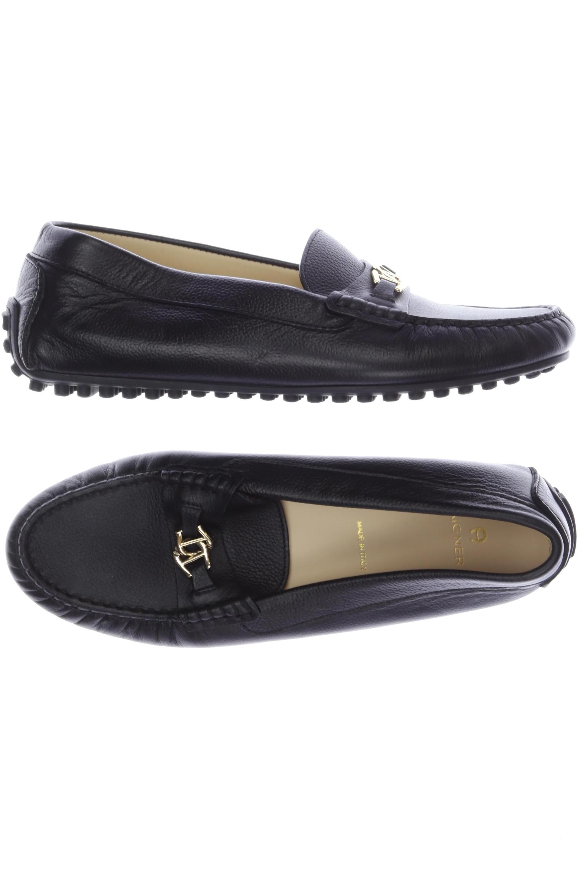

Aigner Damen Halbschuh, schwarz, Gr. 42