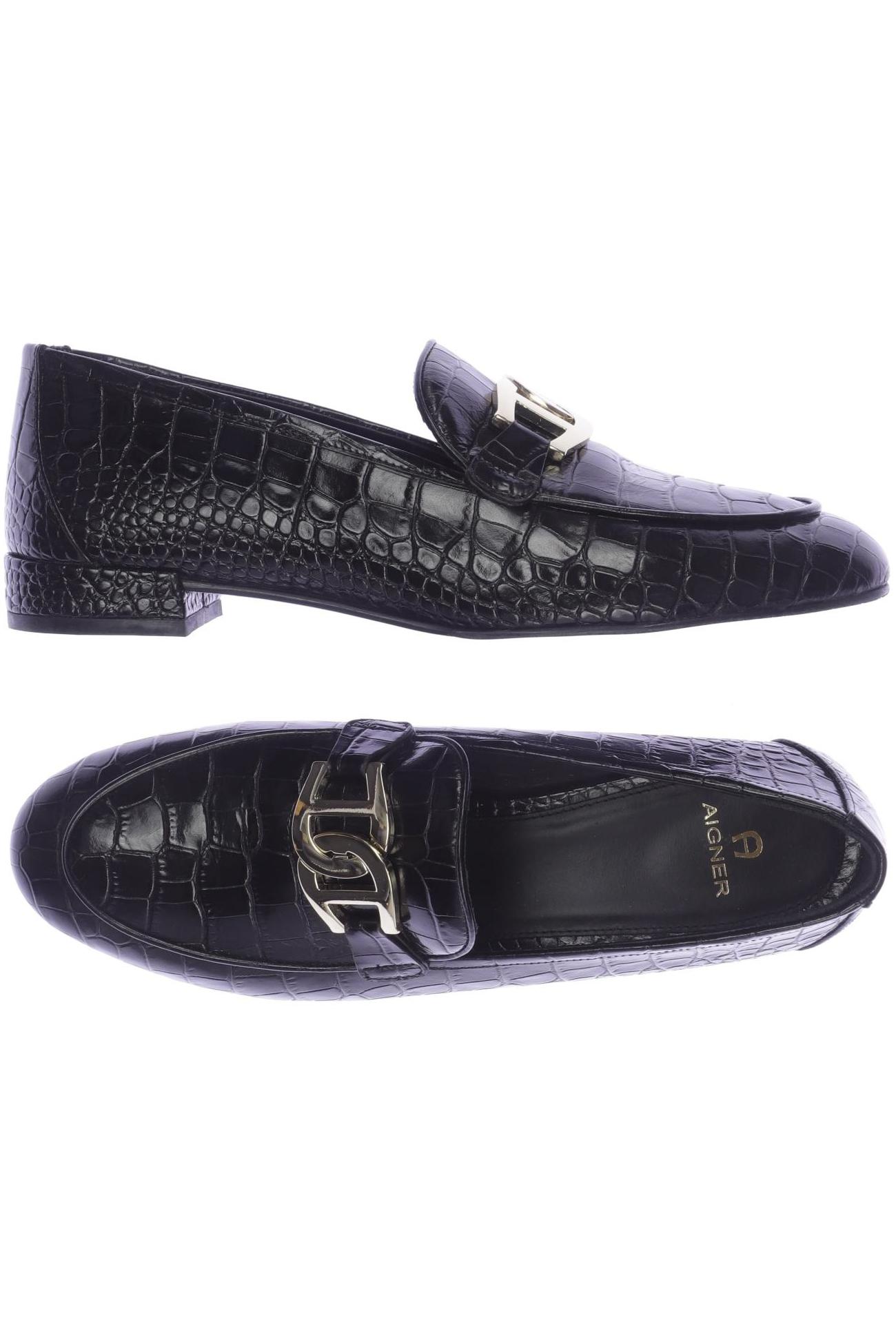 

Aigner Damen Halbschuh, schwarz, Gr. 40