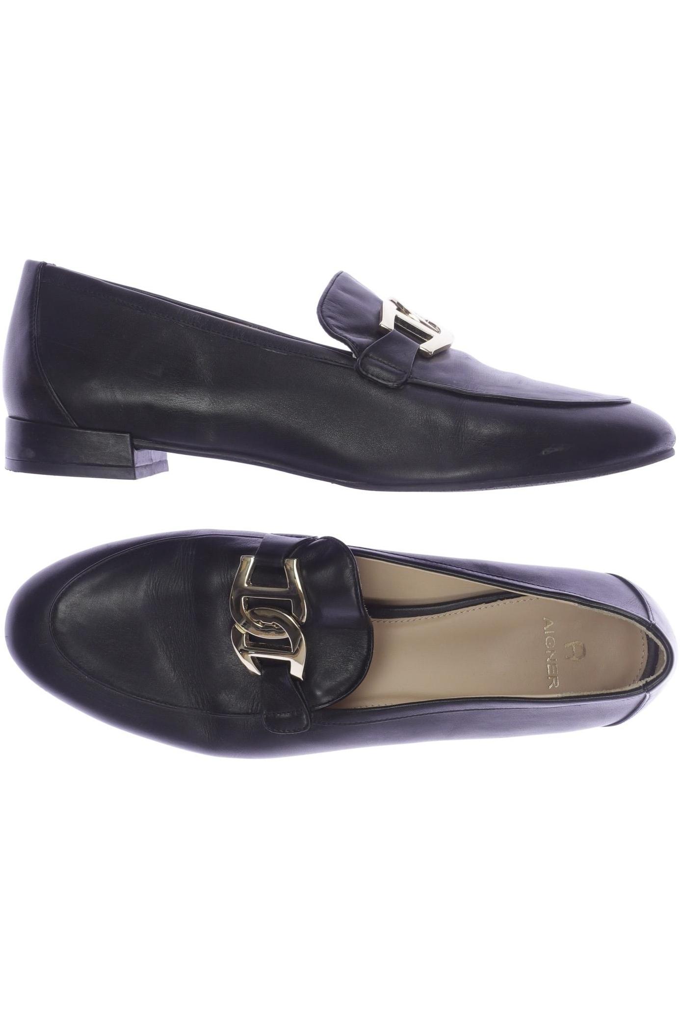 

Aigner Damen Halbschuh, schwarz, Gr. 41