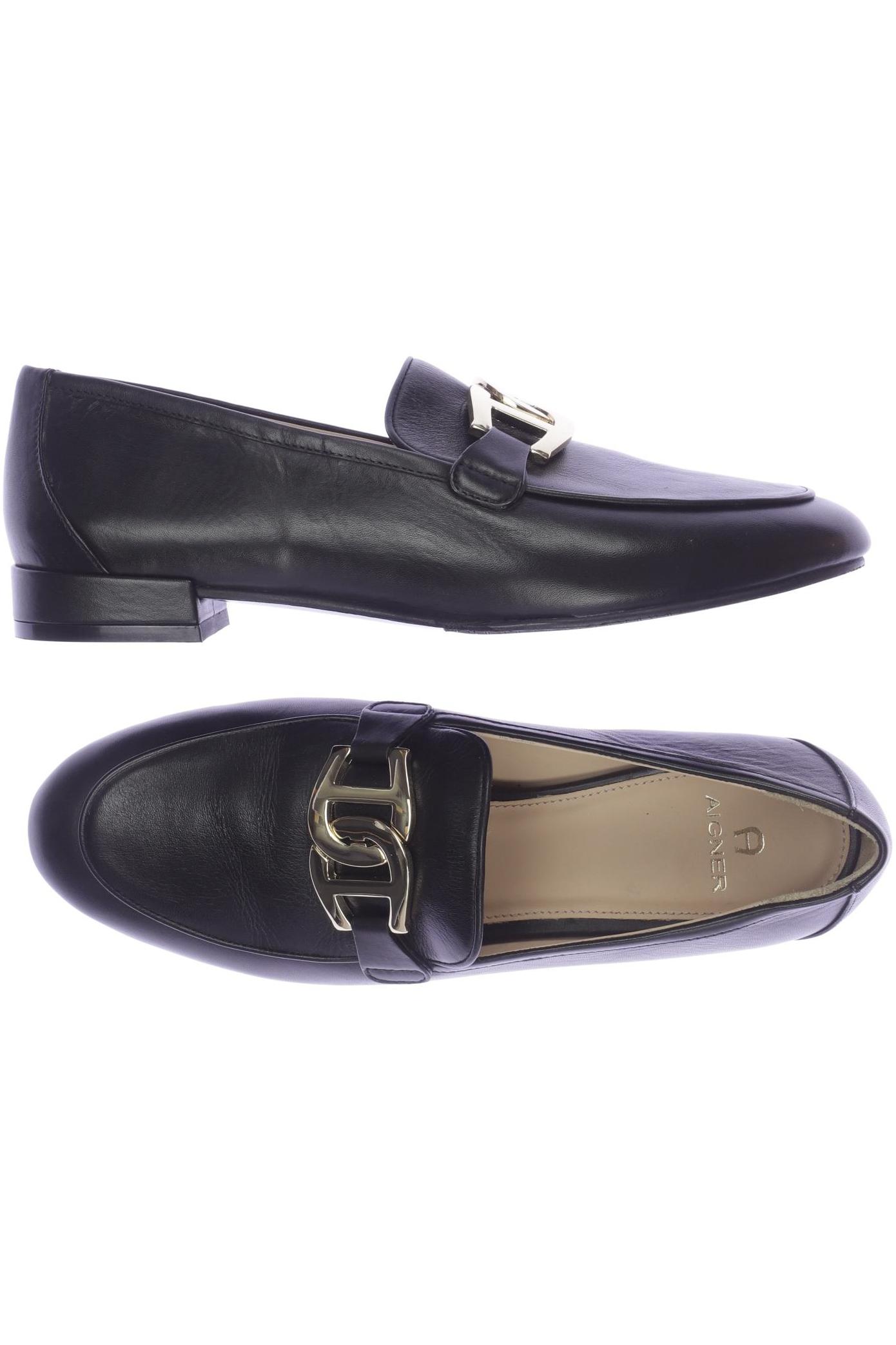 

Aigner Damen Halbschuh, schwarz, Gr. 38