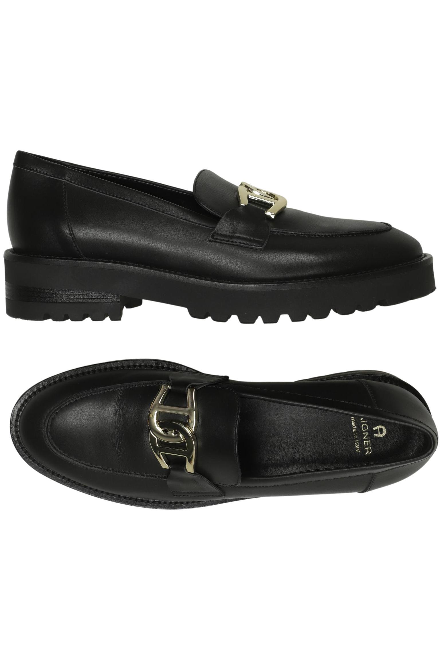 

Aigner Damen Halbschuh, schwarz, Gr. 39