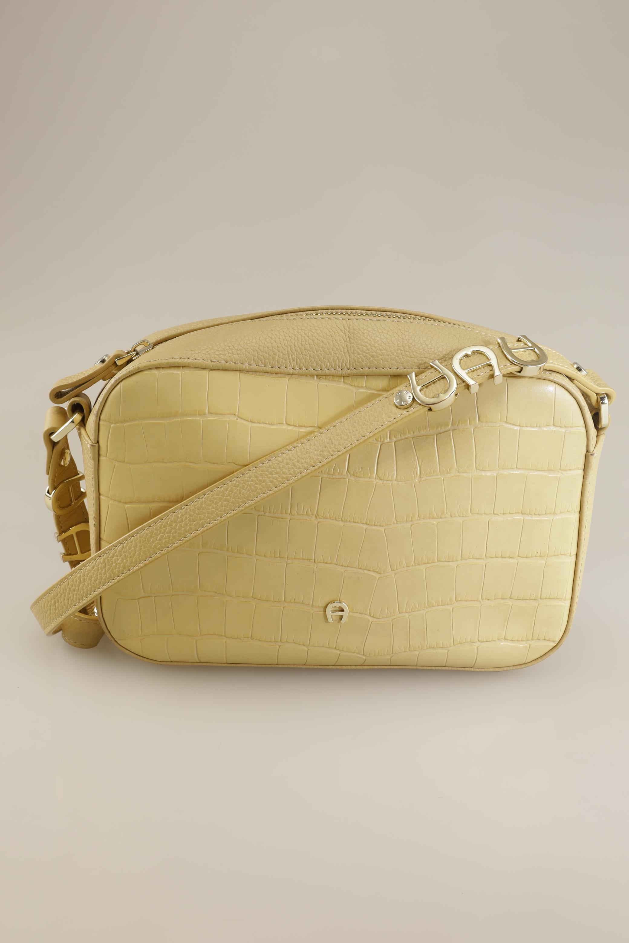 

Aigner Damen Handtasche, gelb, Gr.