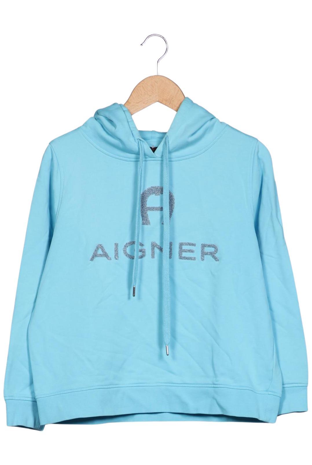 

Aigner Damen Kapuzenpullover, hellblau, Gr. 38