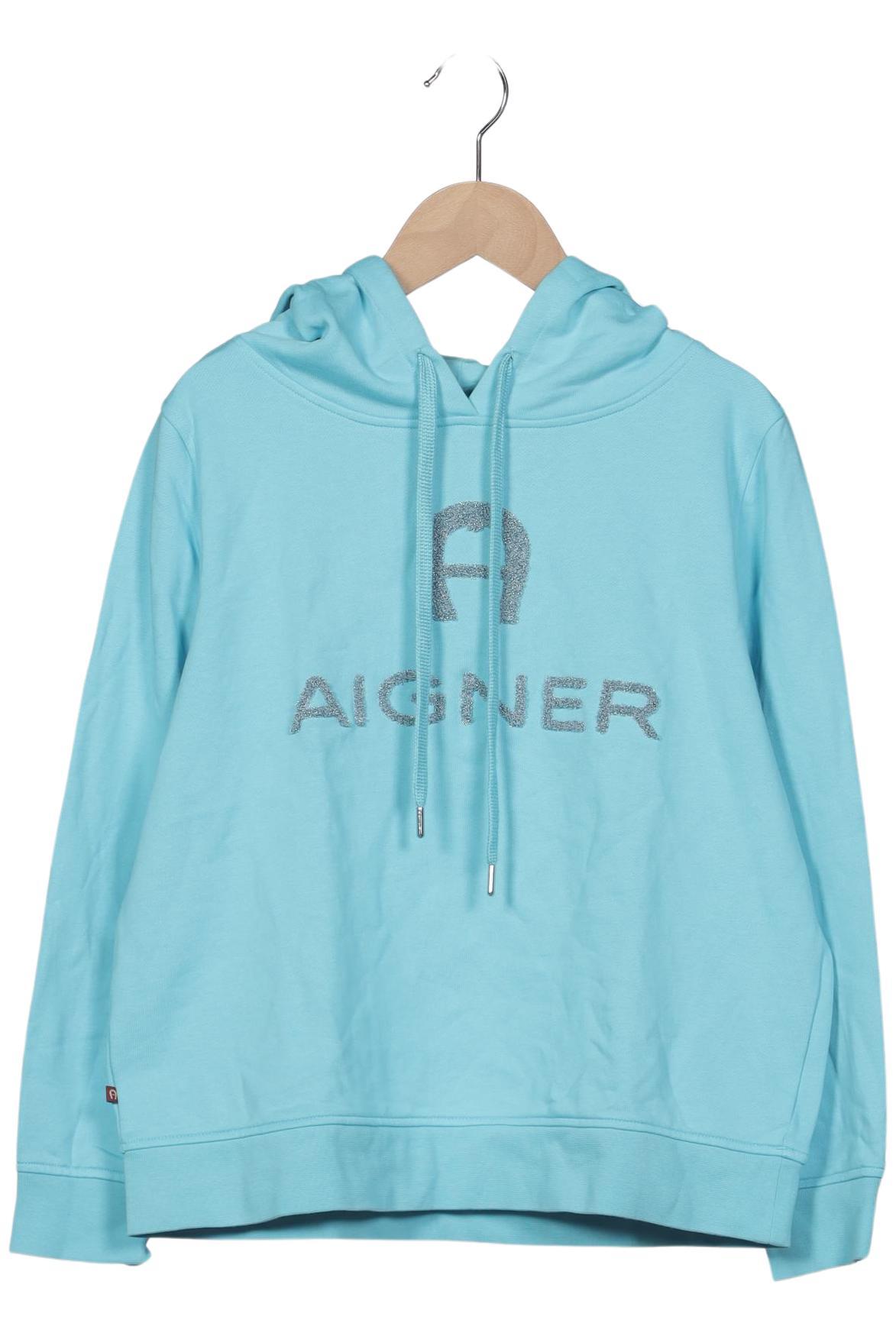 

Aigner Damen Kapuzenpullover, hellblau, Gr. 38