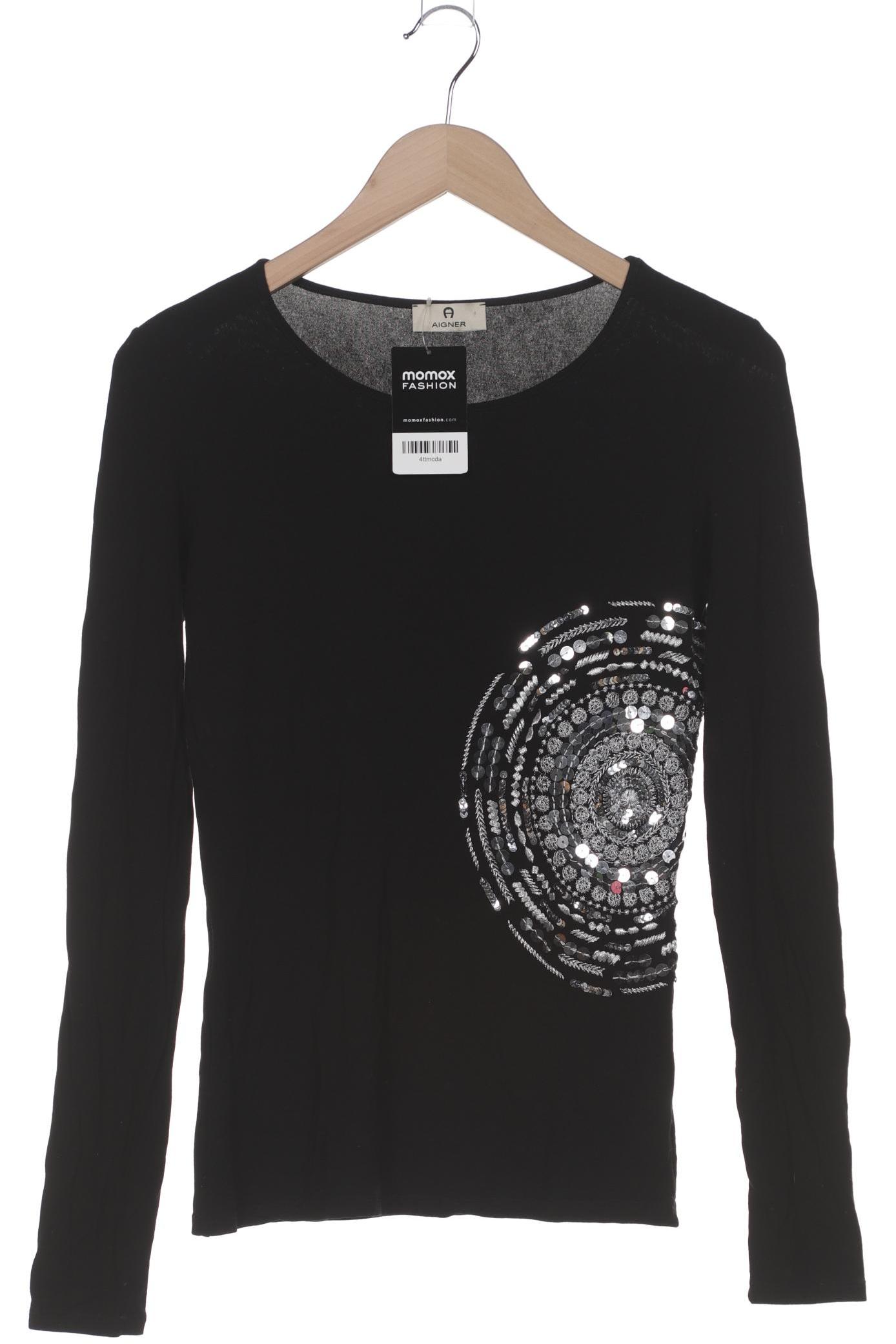 

Aigner Damen Langarmshirt, schwarz, Gr. 38