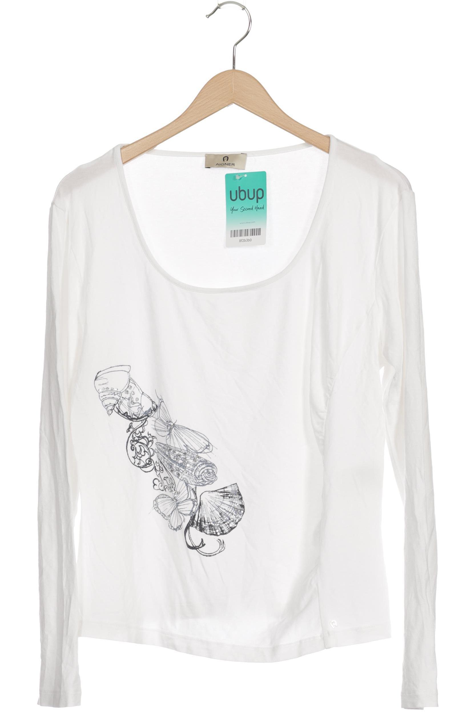 

Aigner Damen Langarmshirt, weiß, Gr.