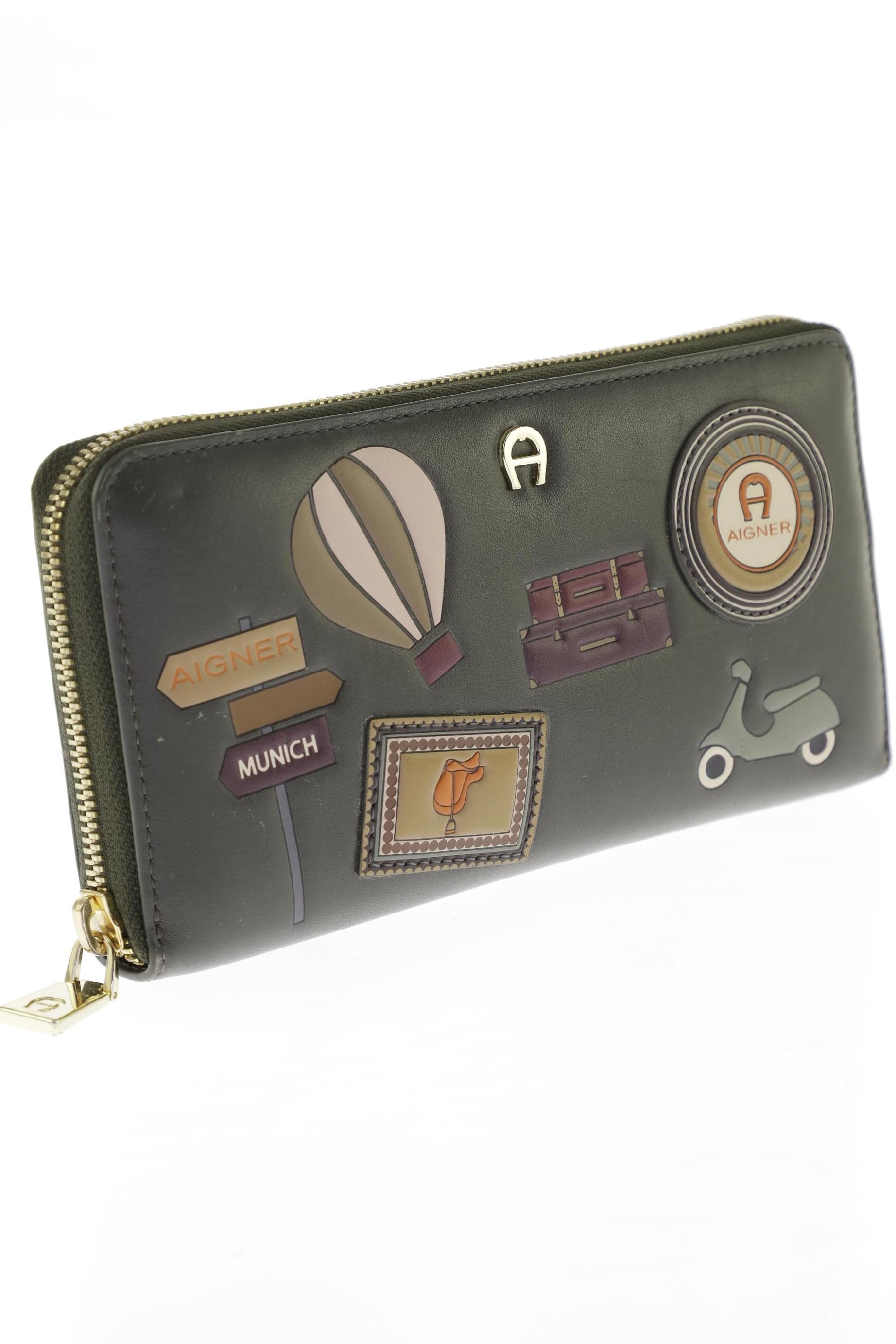 

Aigner Damen Portemonnaie, grün, Gr.
