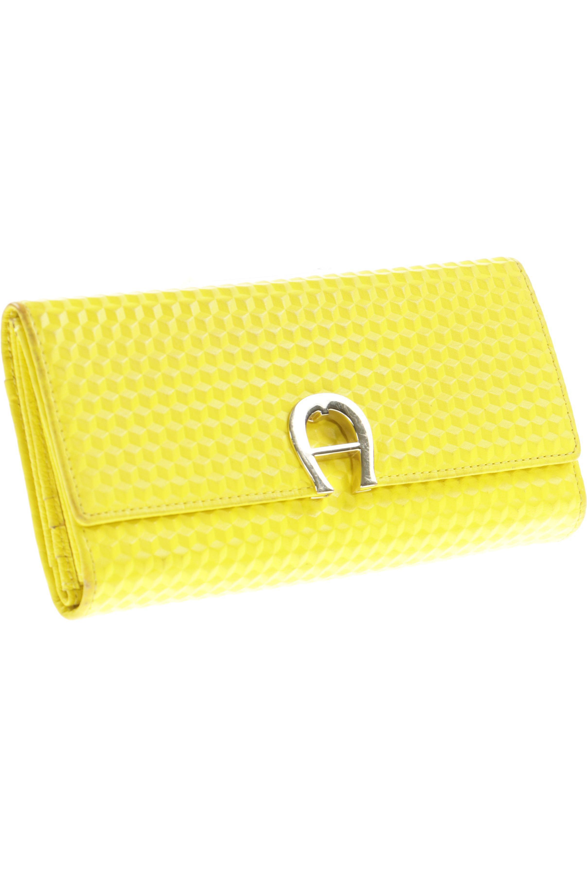

Aigner Damen Portemonnaie, gelb, Gr.