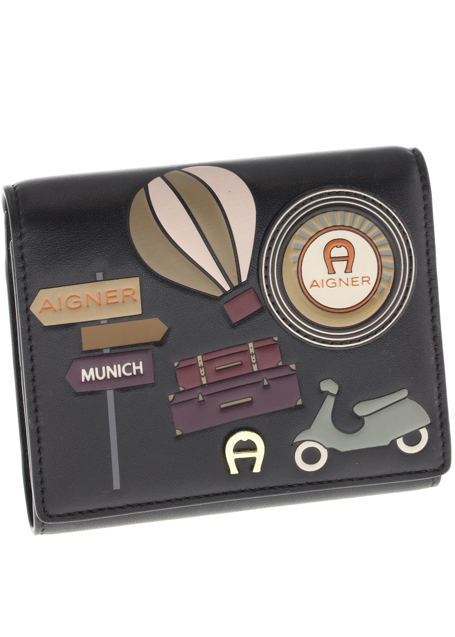 

Aigner Damen Portemonnaie, schwarz, Gr.