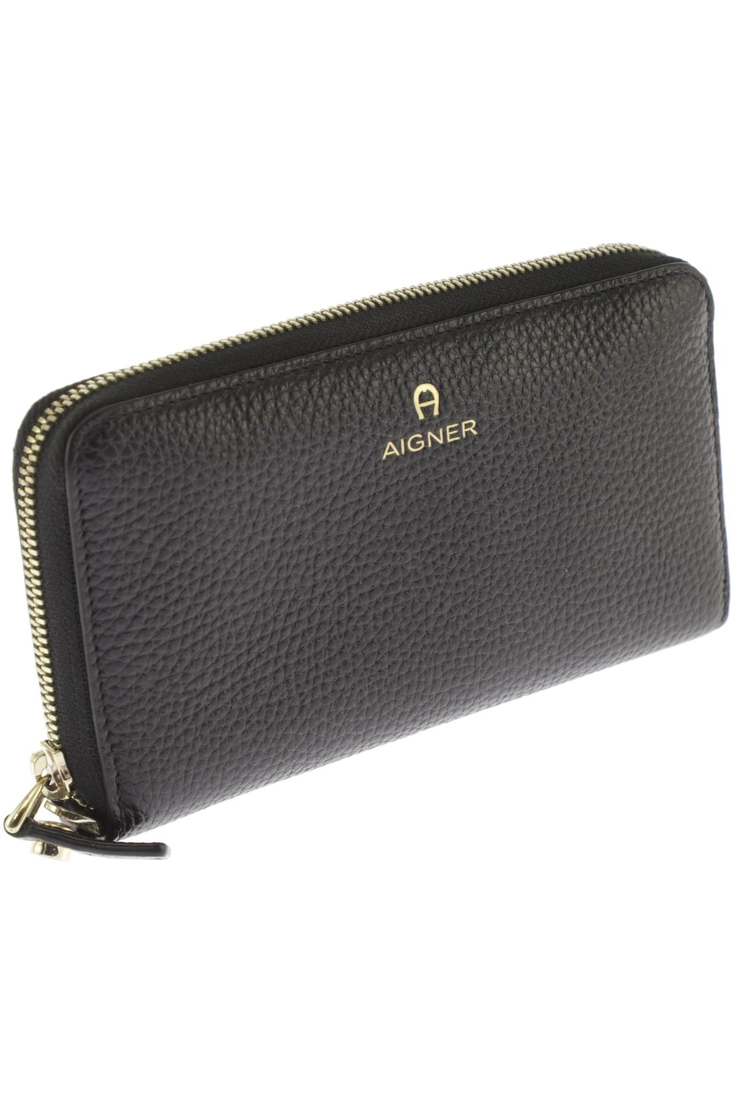 

Aigner Damen Portemonnaie, schwarz, Gr.