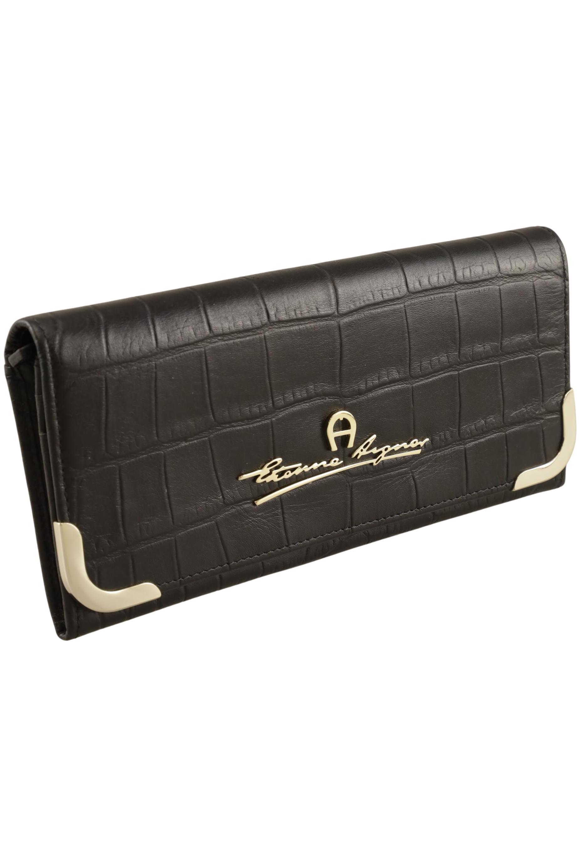 

Aigner Damen Portemonnaie, schwarz, Gr.