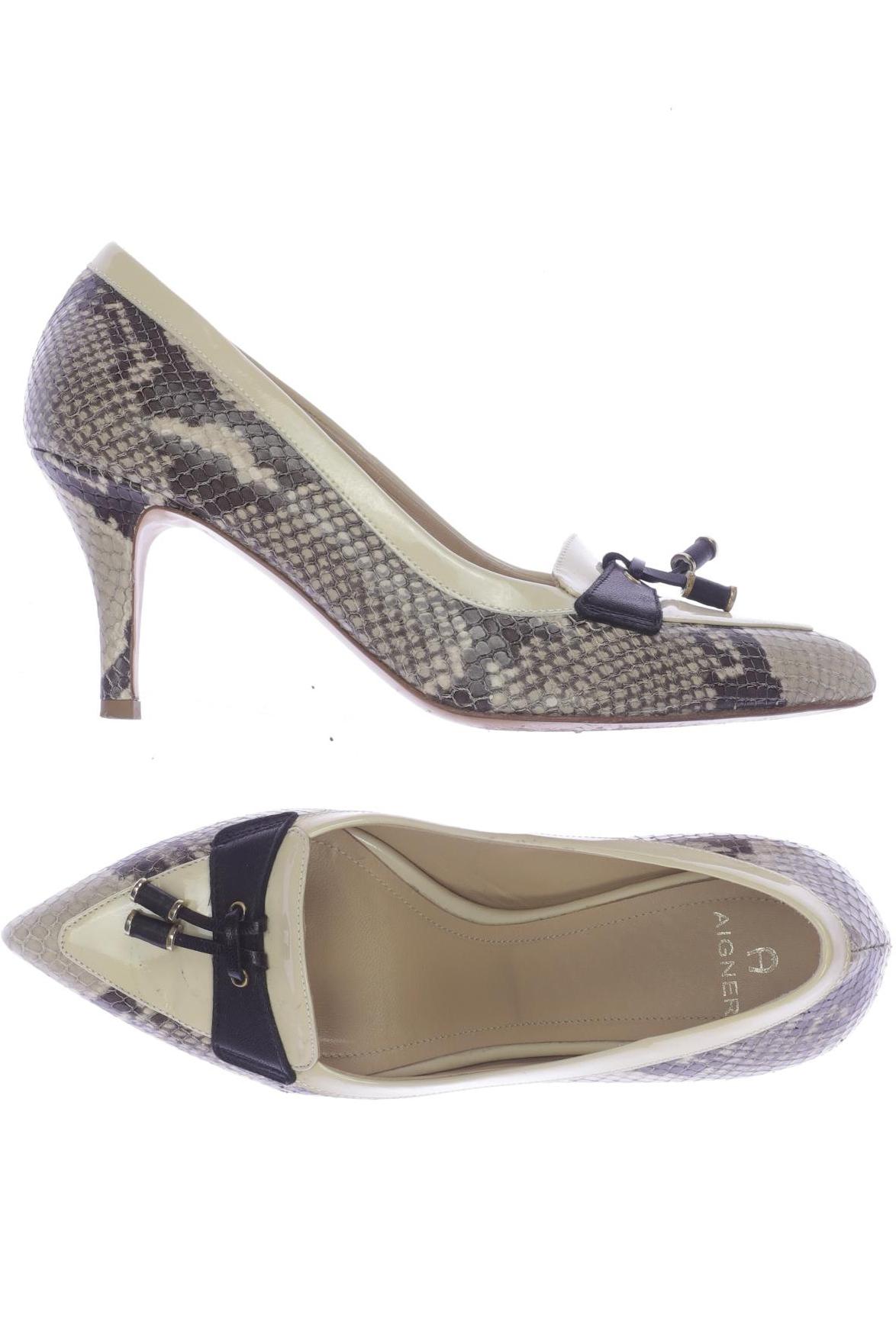 

Aigner Damen Pumps, beige, Gr. 37