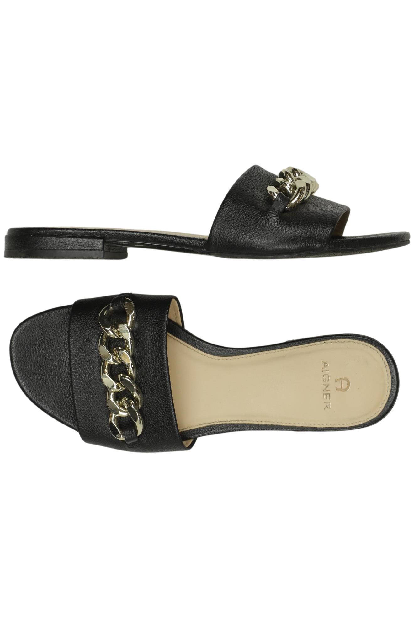 

Aigner Damen Sandale, schwarz, Gr. 37