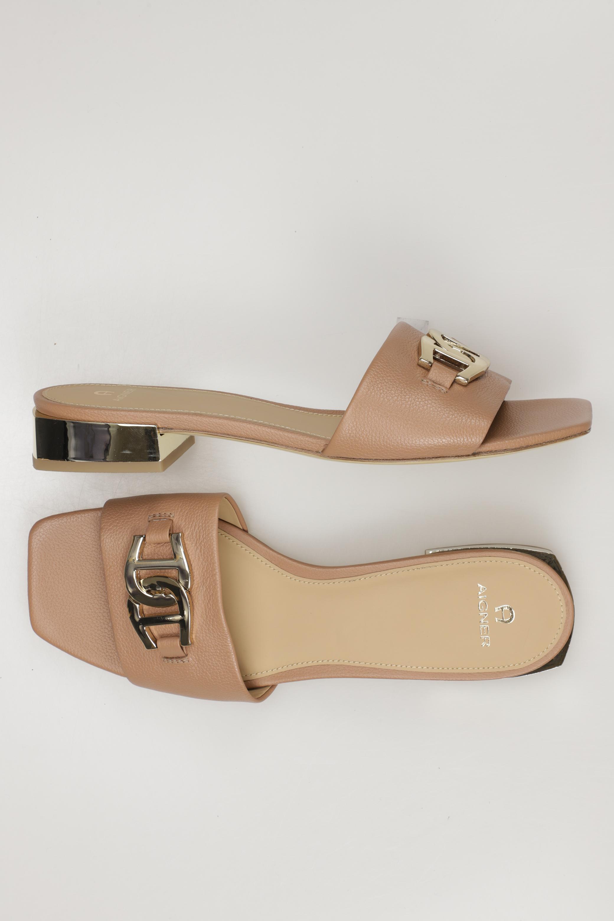 

Aigner Damen Sandale, braun, Gr. 41