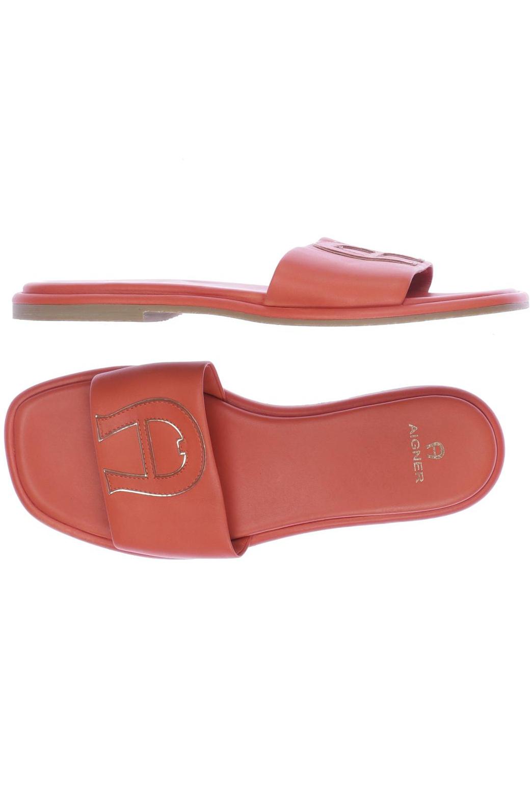 

Aigner Damen Sandale, orange, Gr. 39