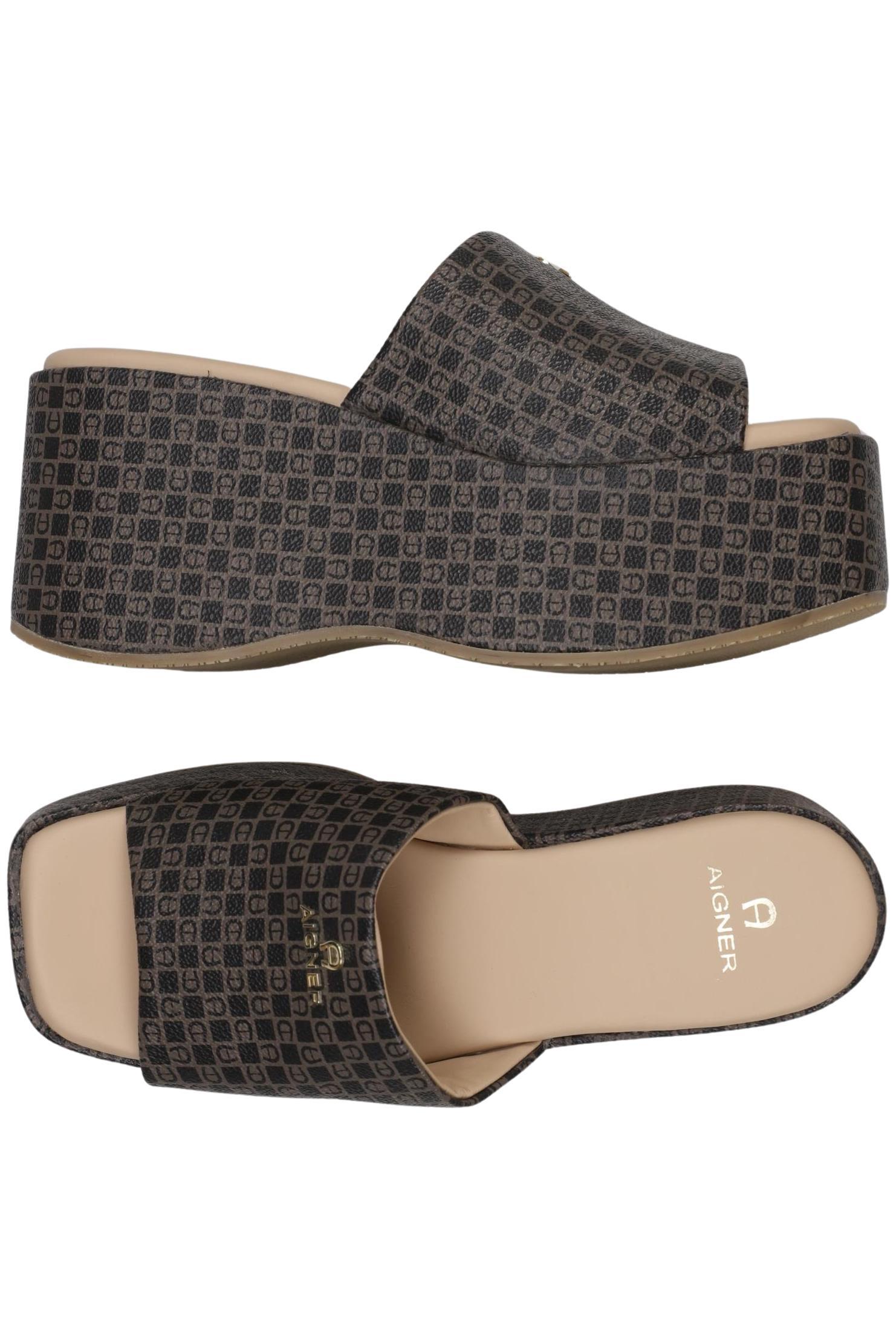 

Aigner Damen Sandale, braun, Gr. 37