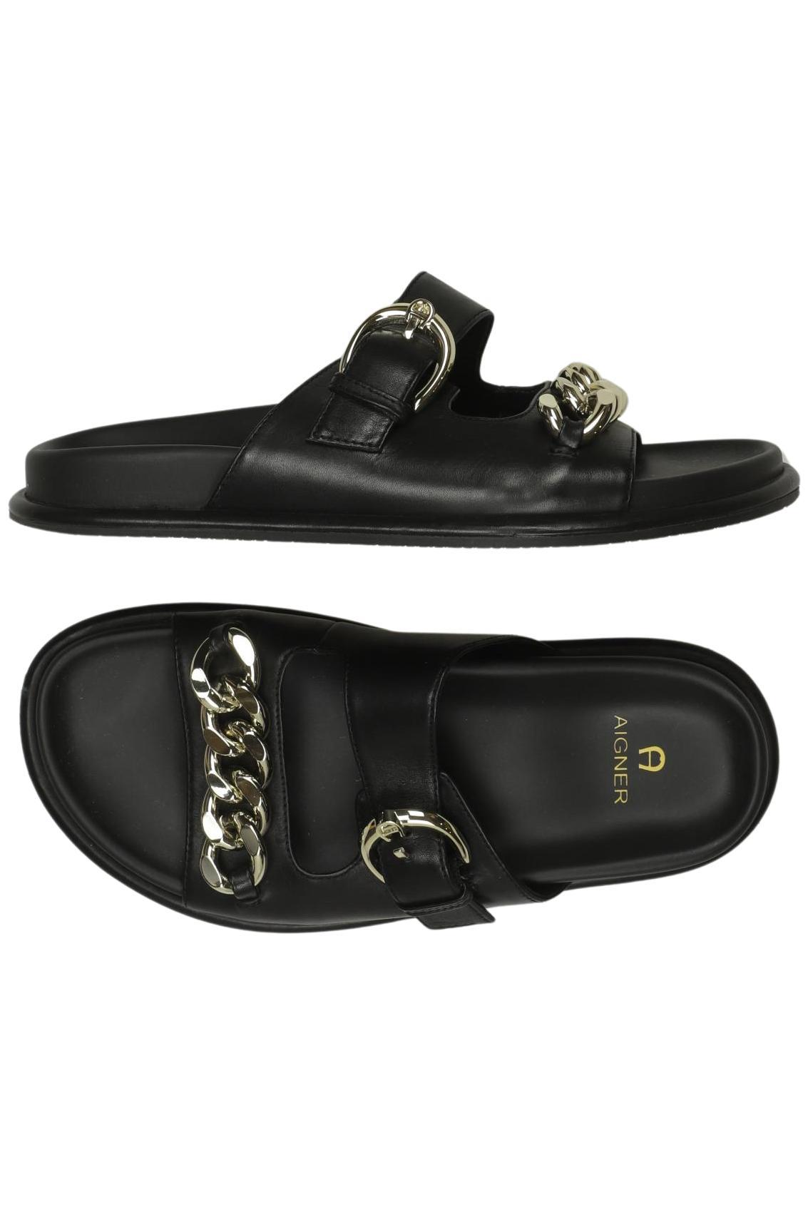 

Aigner Damen Sandale, schwarz, Gr. 36