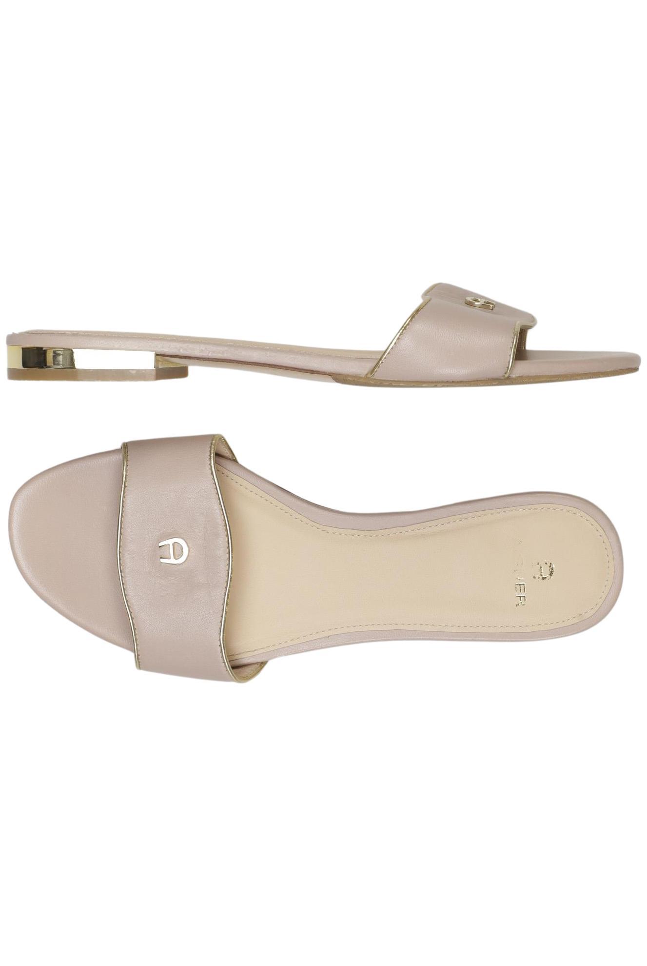 

Aigner Damen Sandale, beige, Gr. 39