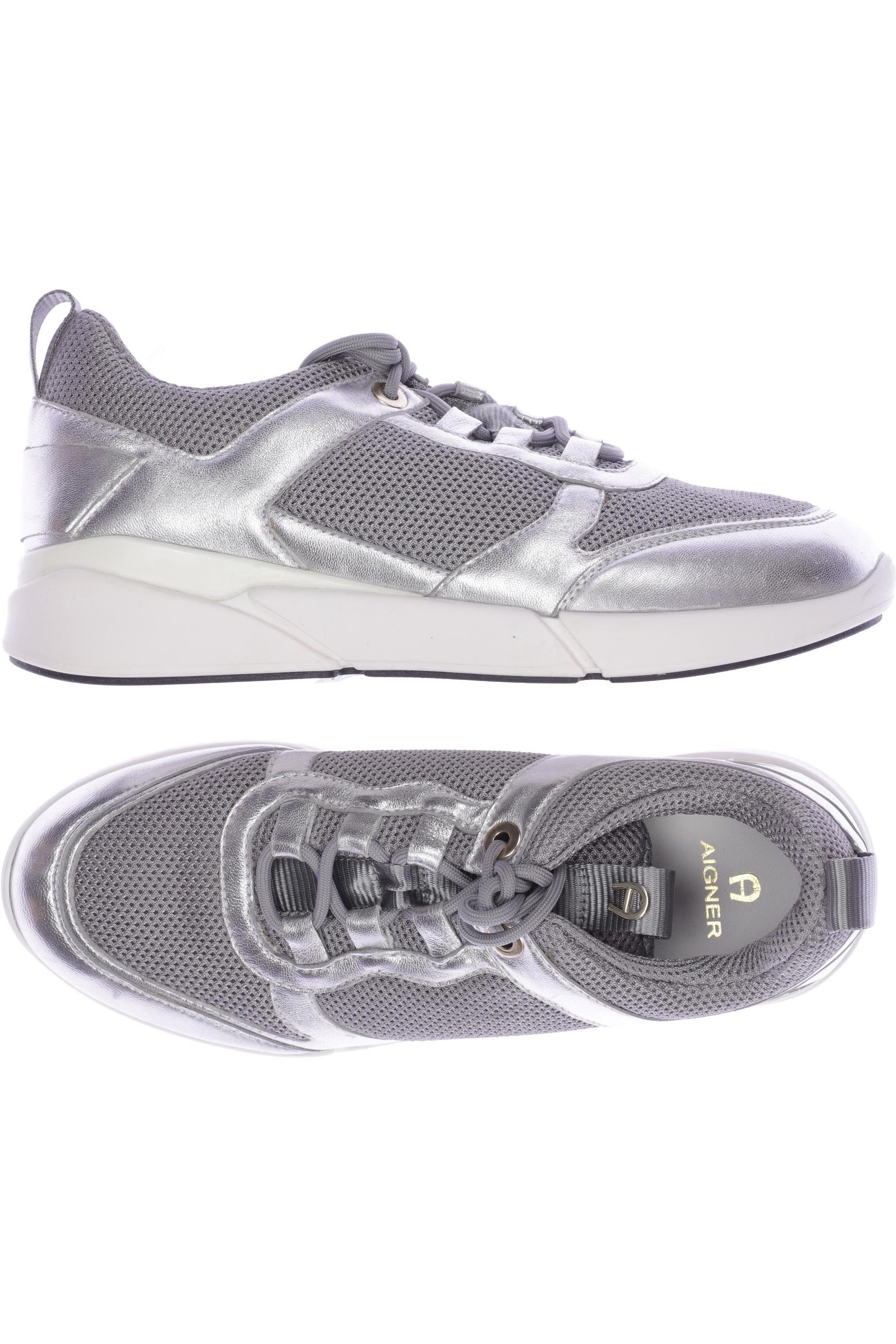

Aigner Damen Sneakers, silber, Gr. 39