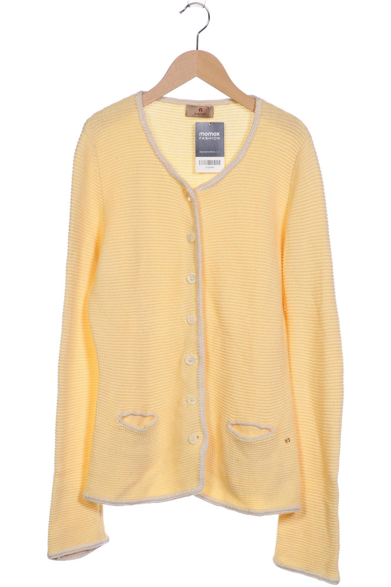 

Aigner Damen Strickjacke, gelb, Gr. 42