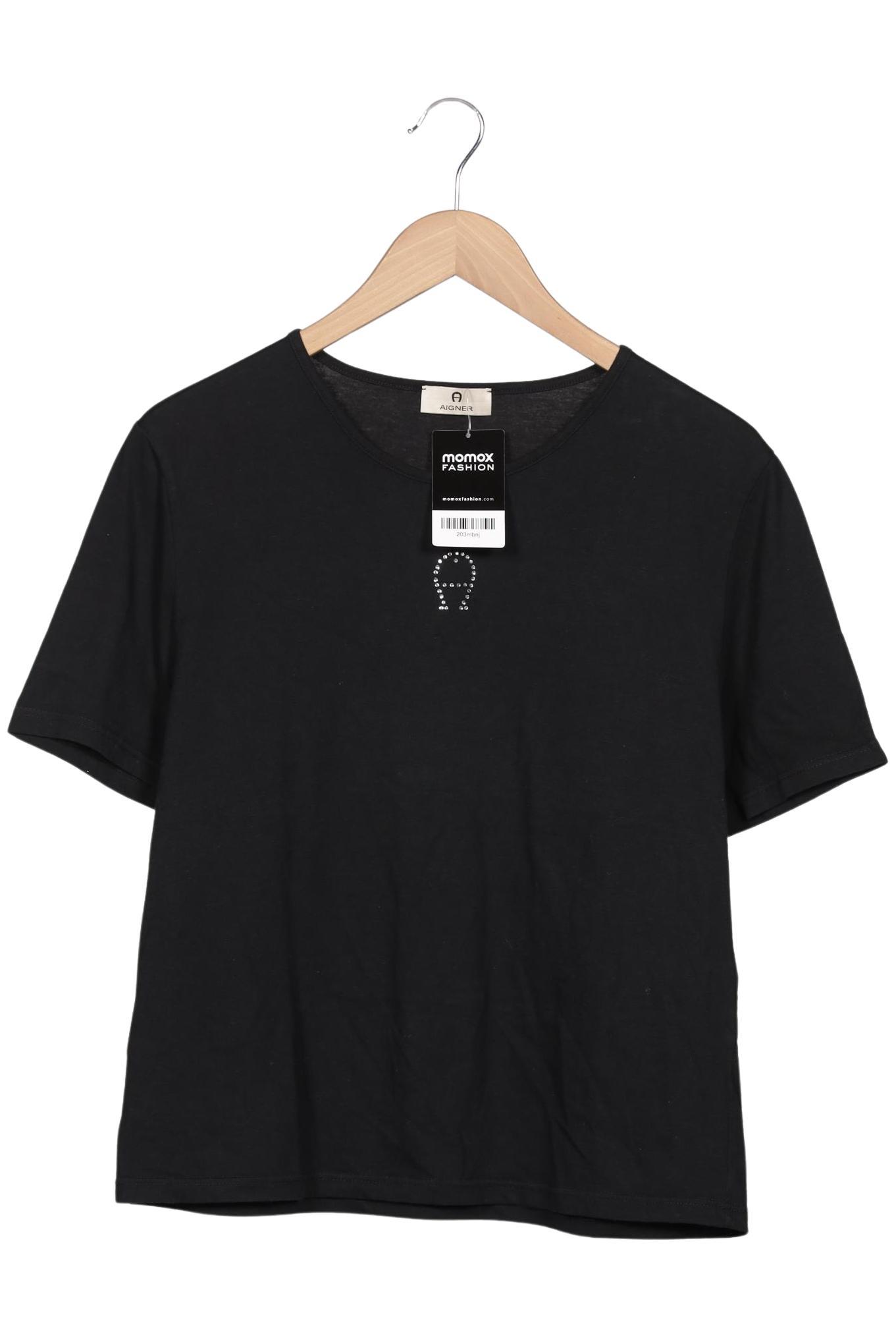 

Aigner Damen T-Shirt, schwarz, Gr. 46